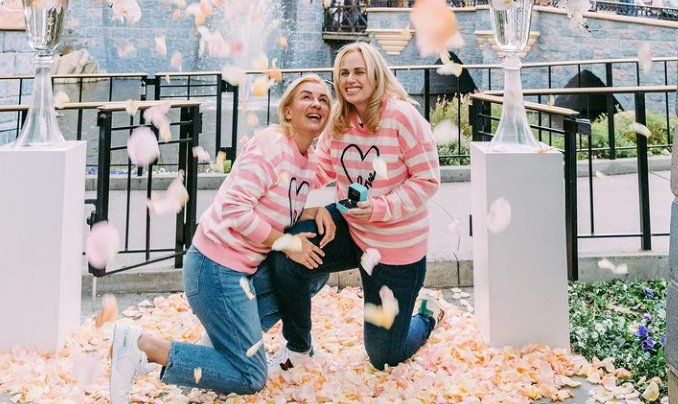 Rebel Wilson has confirmed she is engaged to her partner Ramona Agruma. Photo / @rebelwilson