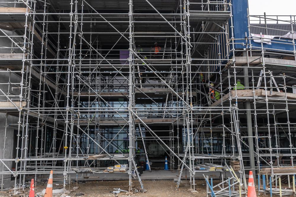 GN Construction is building the new store, due to open this September. Photo / Jason Dorday