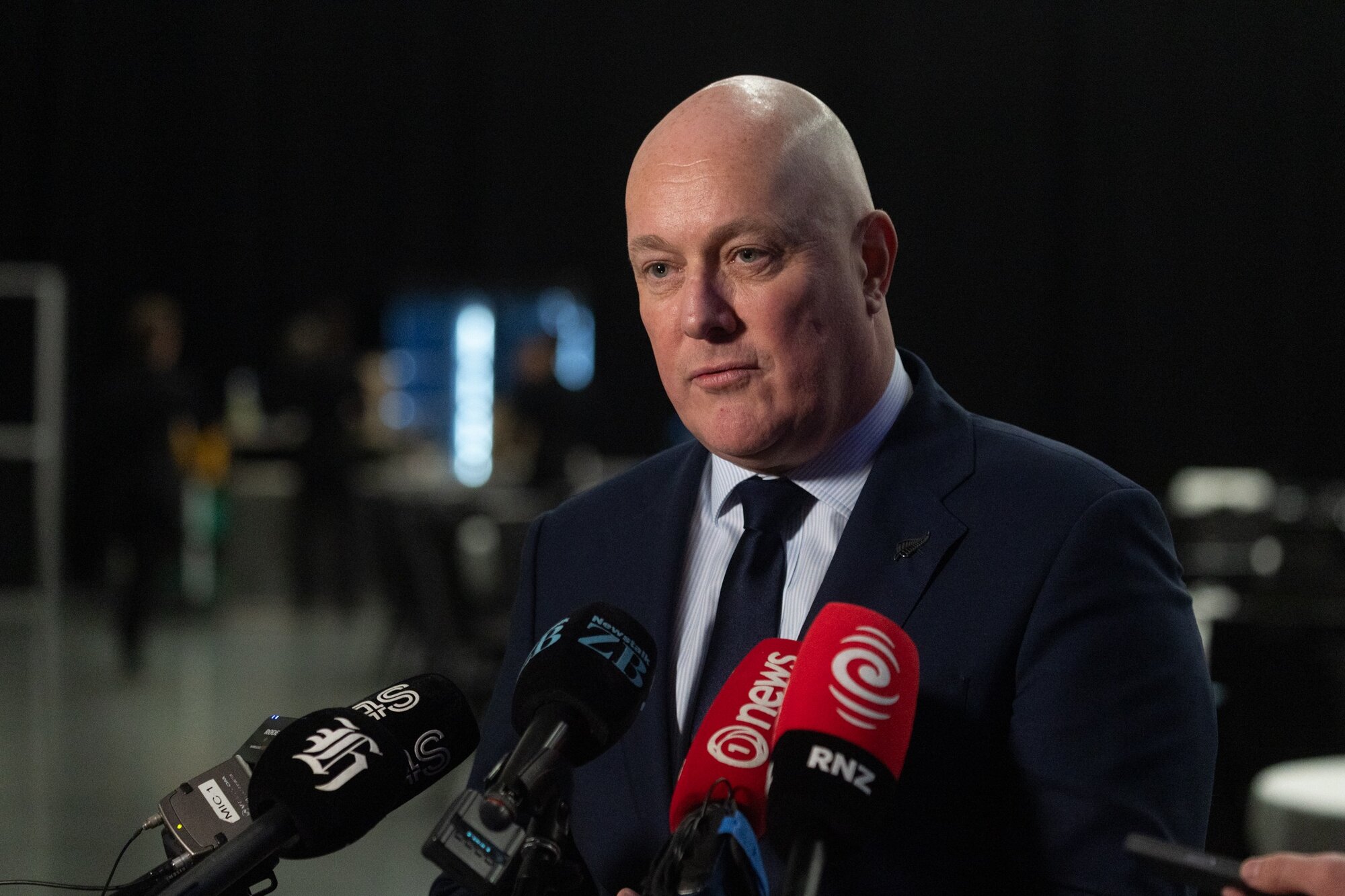 National's Christopher Luxon announced the KiwiSaver policy on Sunday. Photo / Anna Heath