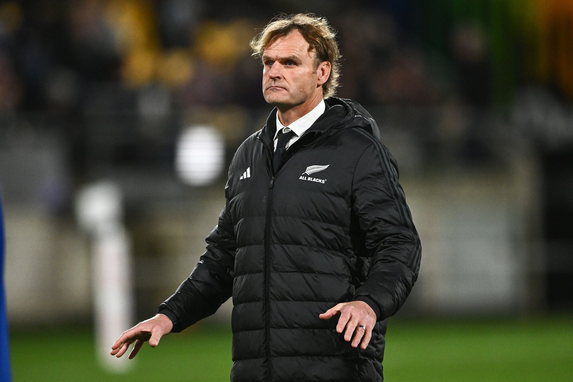 Scott Robertson says the scrummaging for Tamaiti Williams and the running metres for Wallace Sititi have been critical for the All Blacks. Photo / Photosport