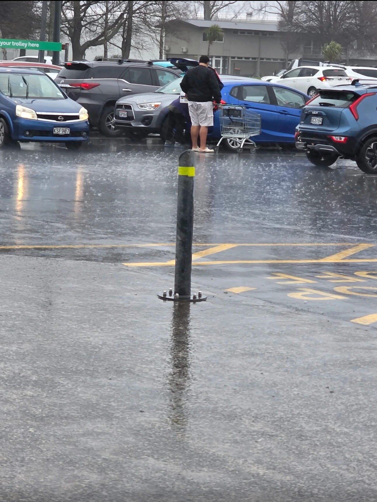 Colin Dorreen has been praised by thousands of Rotorua locals after helping a disabled woman and numerous elderly people with their groceries during the weekend's wild weather. Photo / Supplied