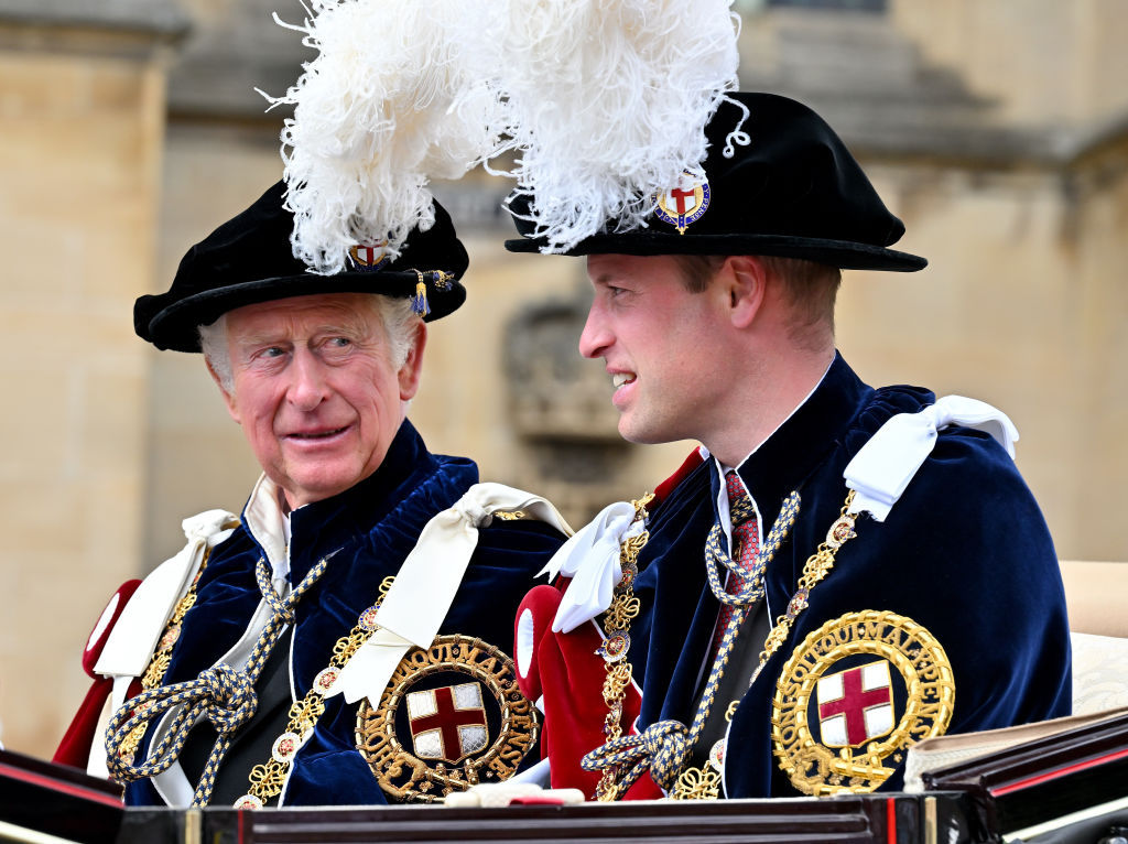 Prince William and his father, King Charles, dined without Harry despite the trio all being on the Windsor estate. Photo / Getty Images