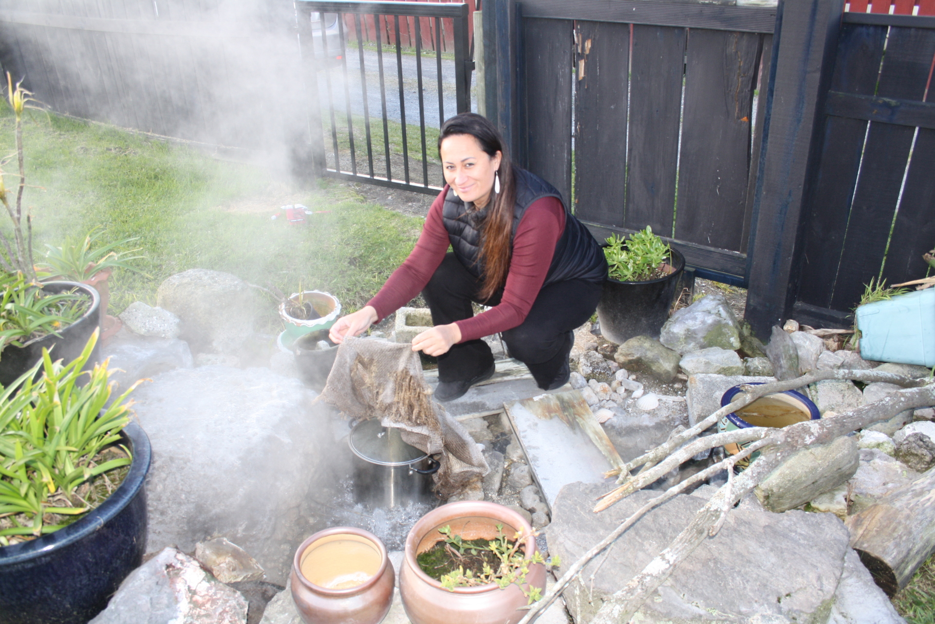 Te Ahi Kaa Roa representative Lani Kereopa (Ngāti Whakaue ki Ōhinemutu). Photo / Kahutapeka Ututaonga 