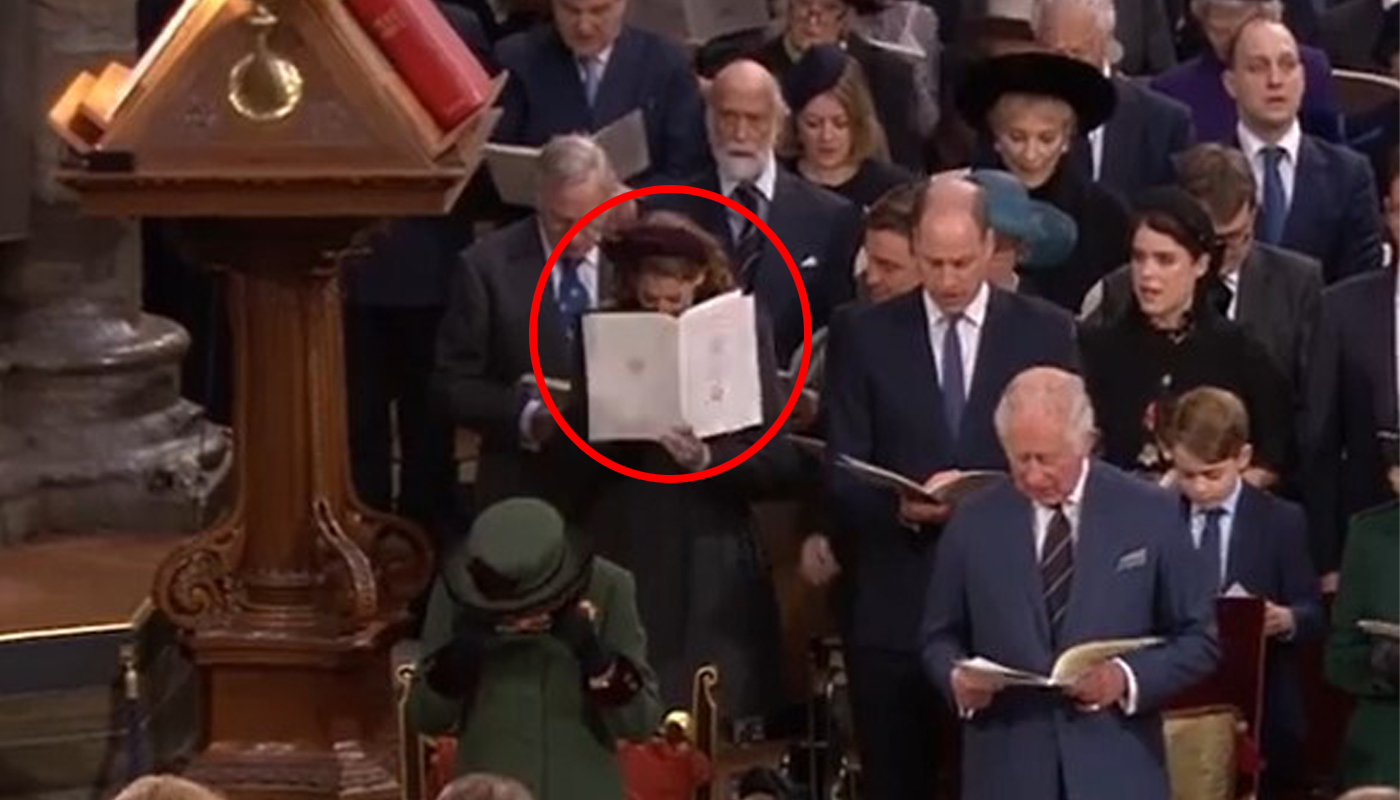 Princess Beatrice was seen visibly upset as she attended her grandfathers memorial service. Photo / The Royal Family