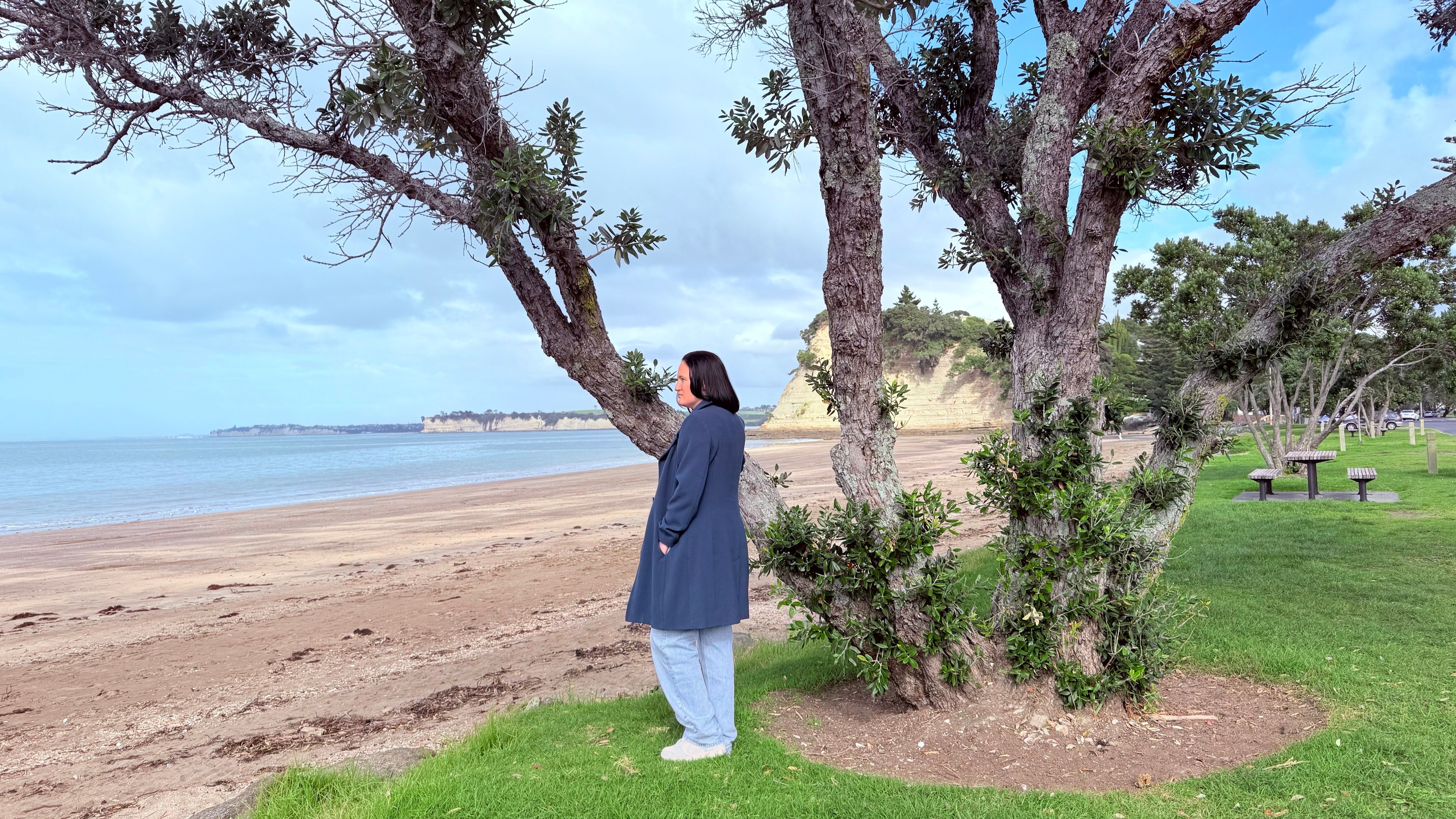 Shara-Lee Porter will have a memorial bench for her son Tyler Porter under a tree which has come to be known as Tyler’s tree on Arkles Bay. 