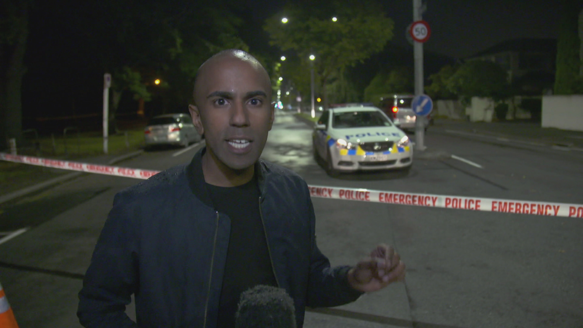 Jehan Casinader reporting in Christchurch just hours after the March 15, 2019 terrorist attack.