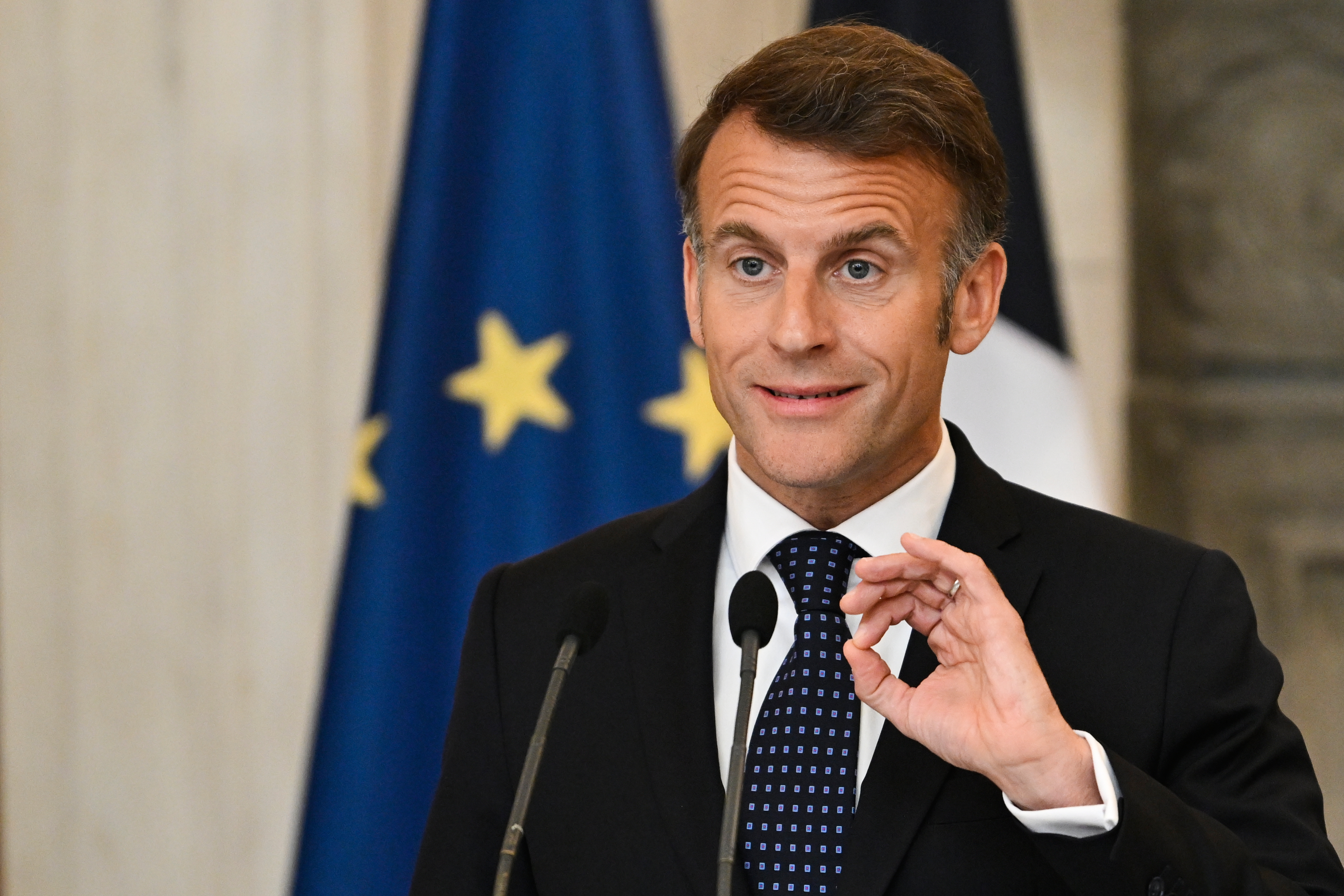 French President Emmanuel Macron.