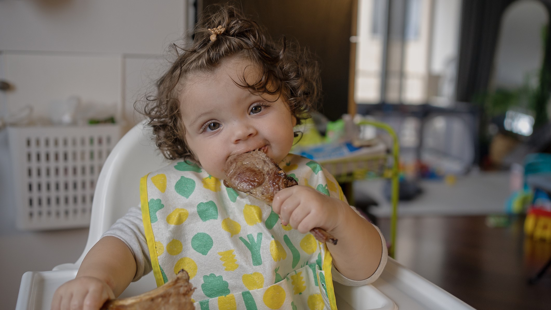 Let the children chew. 