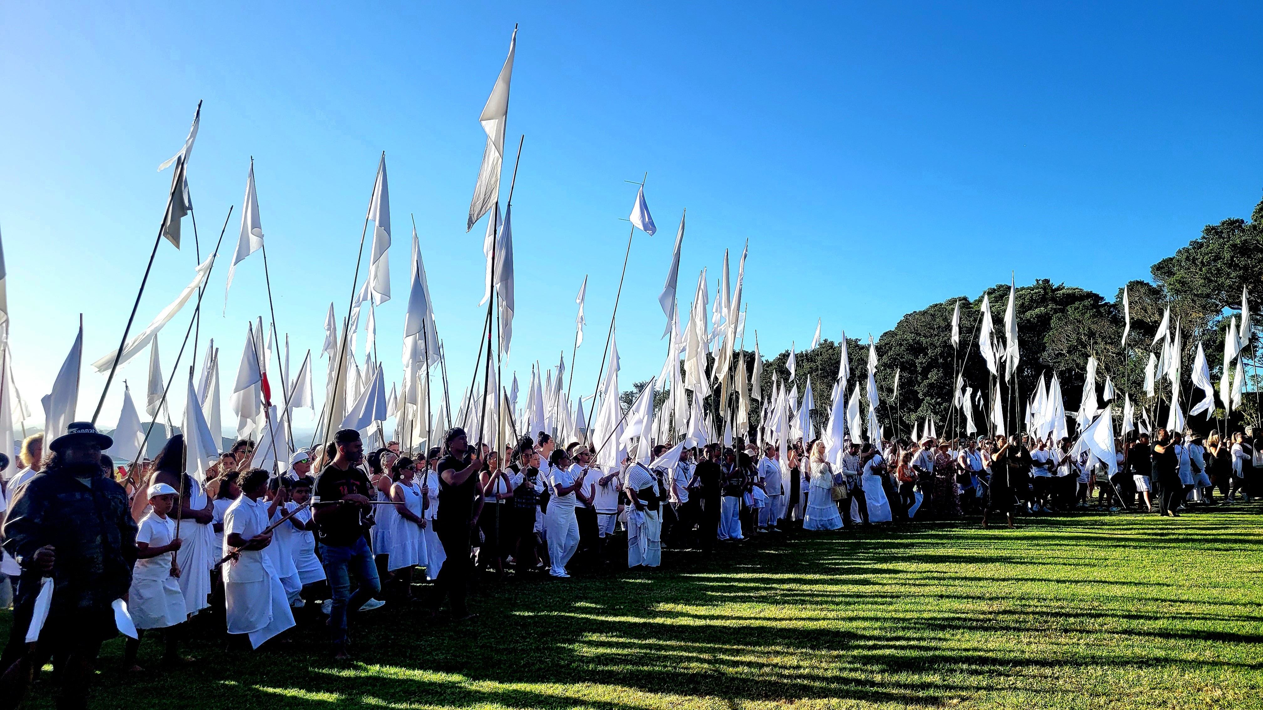 Tame Iti’s Haki Ātea, Waitangi, February 5, 2024