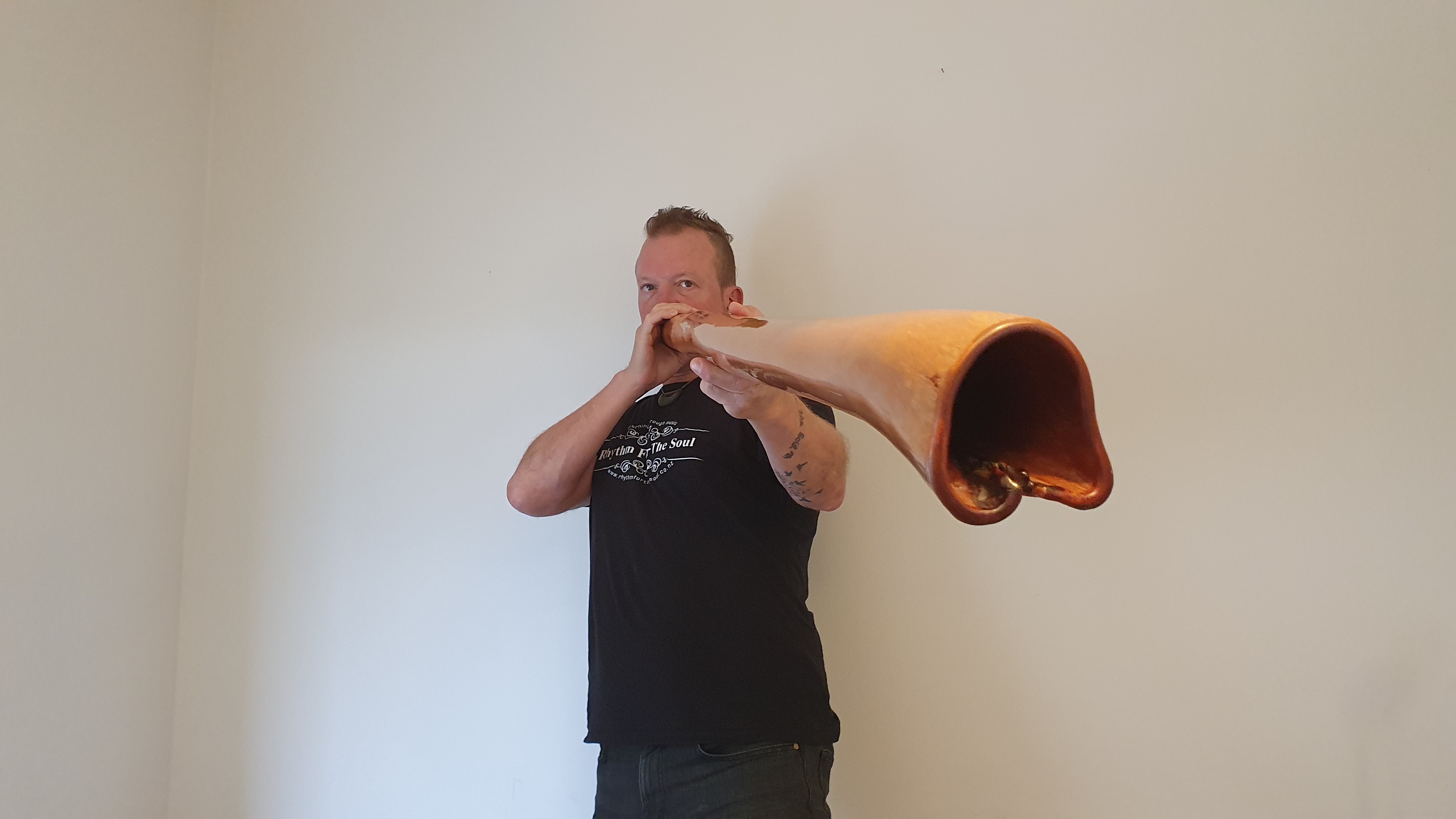 Adam Dudding's neighbour and didgeridoo mentor: Mark