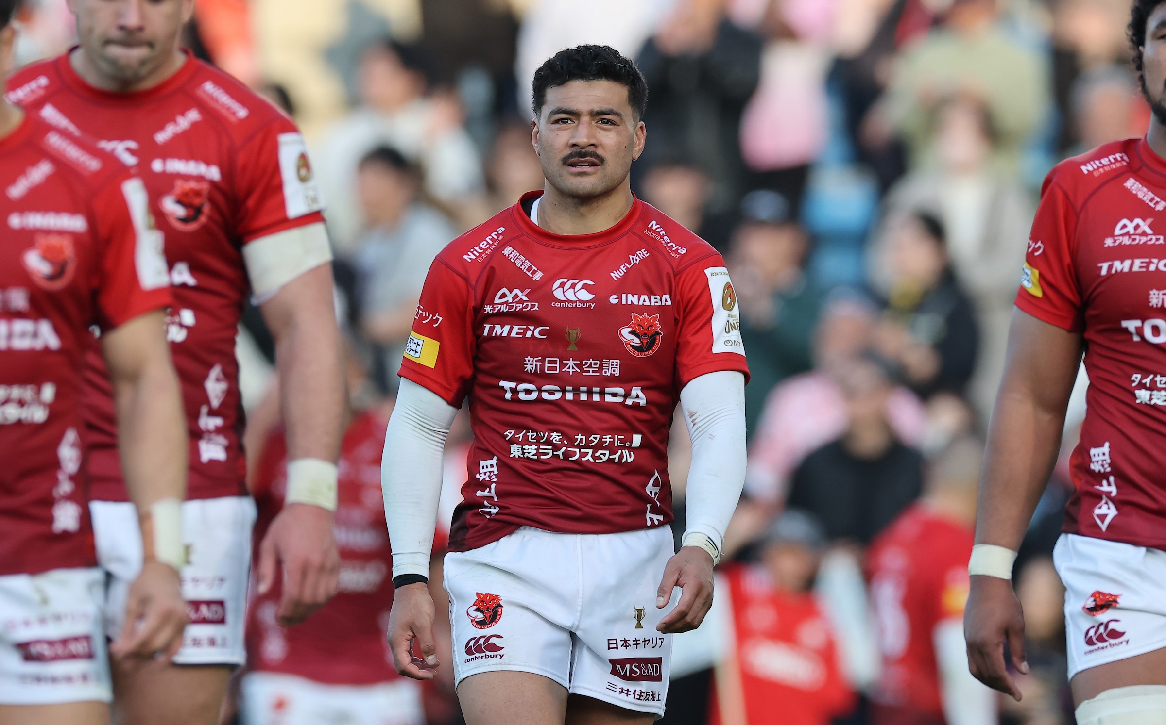 Richie Mo'unga's time with the Toshiba Brave Lupus is coming to an end.