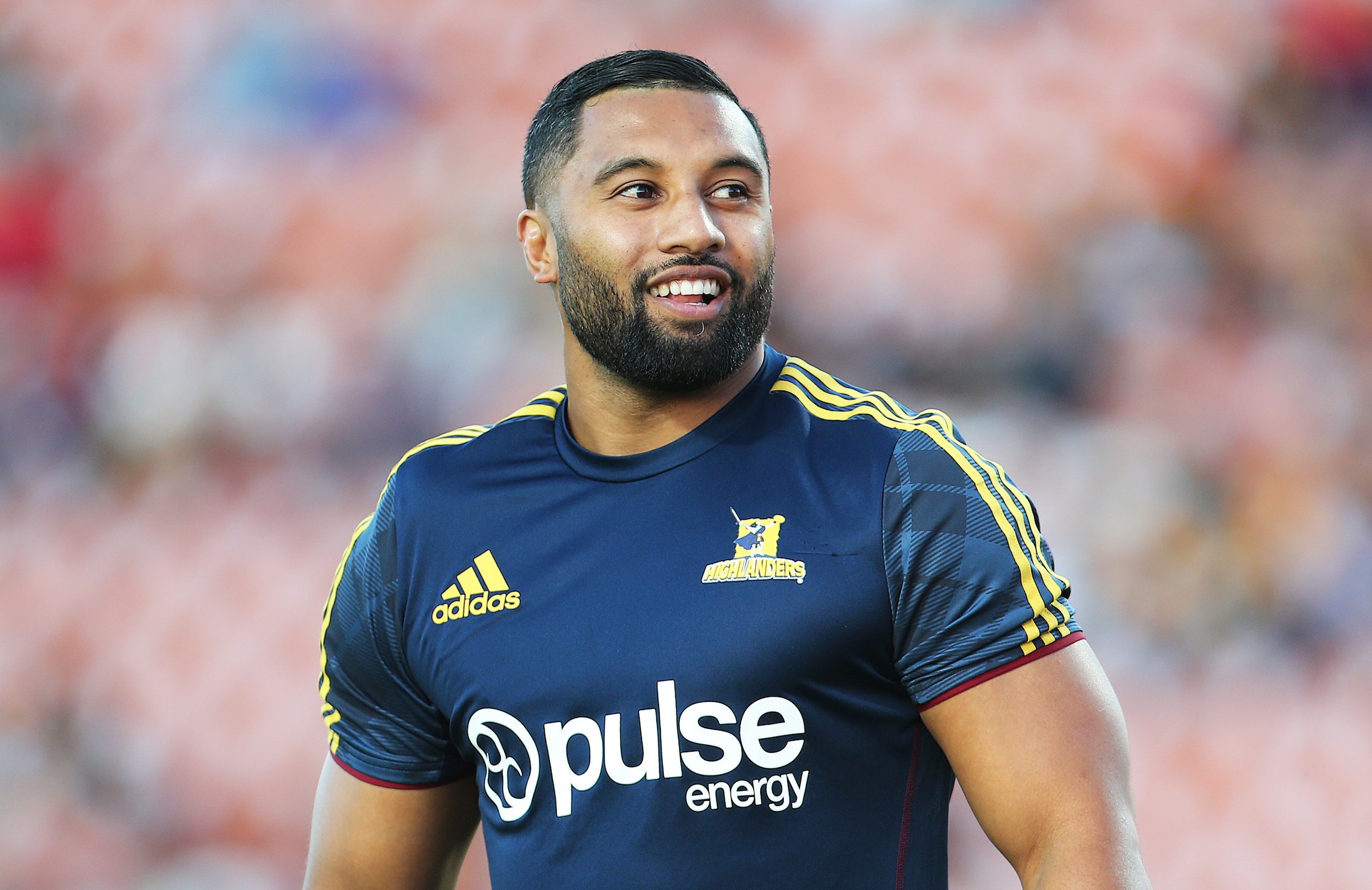 Lima Sopoaga, pictured while playing for the Highlanders in 2018.