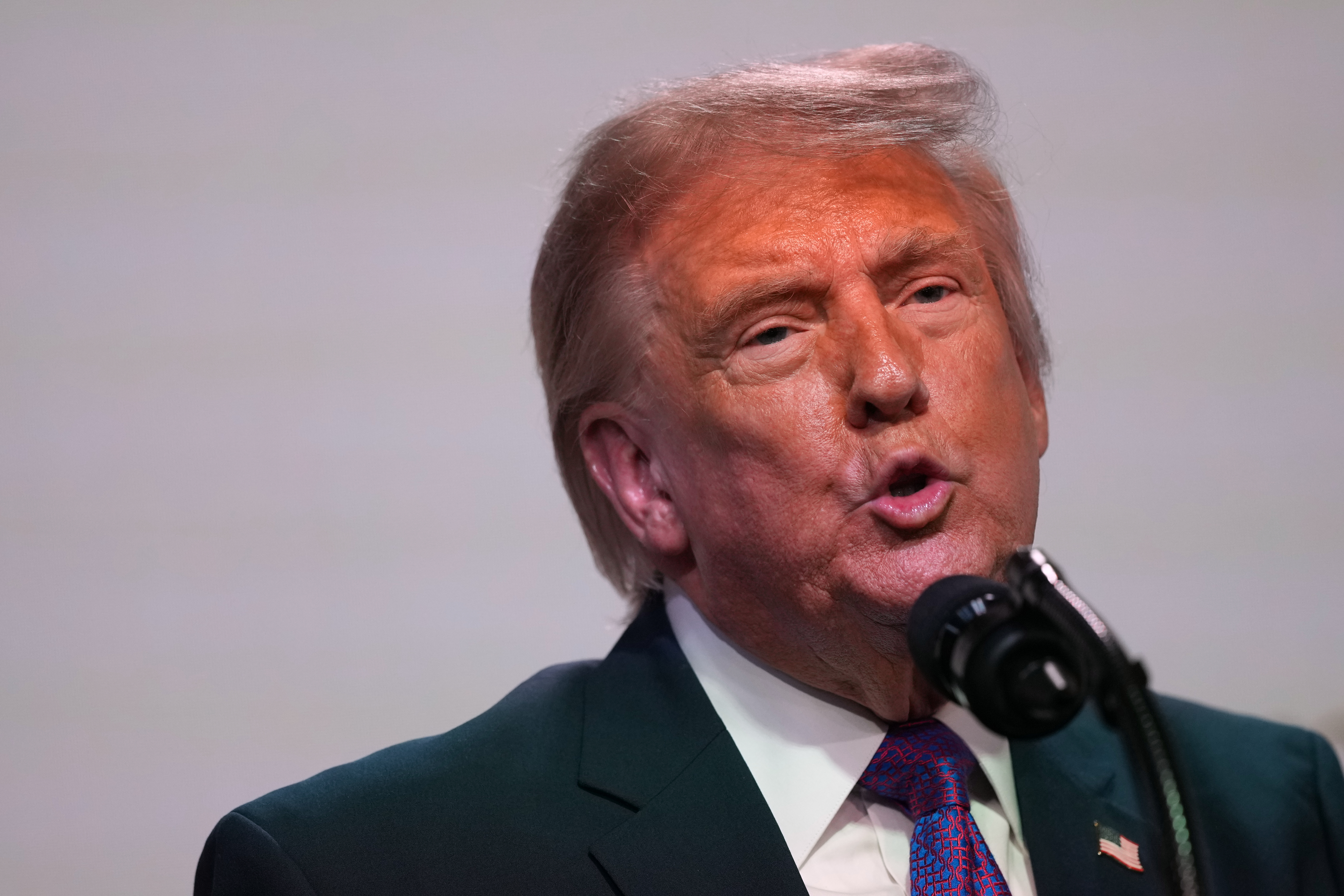 Trump repeats his claim at a healthcare affordability event in The White House, May 18 2026. 
