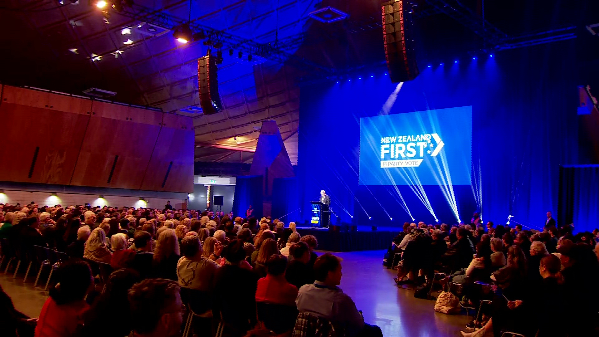 Winston Peters made the announcement to a crowd of nearly 400 delegates and another few hundred supporters at the party's campaign launch on Sunday in Auckland.