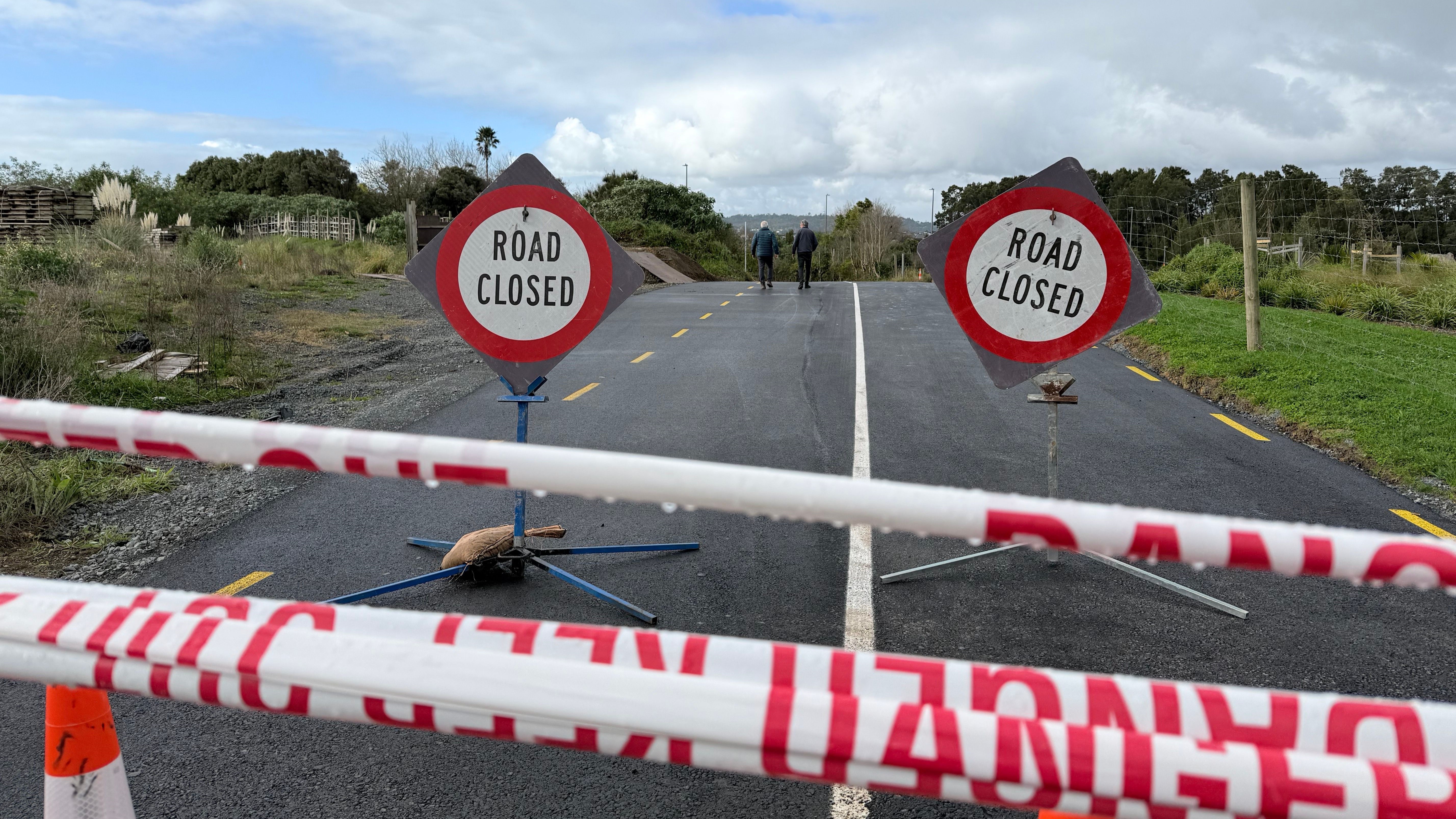 A temporary road, connecting Joshua Carder Dr to Squadron Dr, will be open soon at Scott Point.