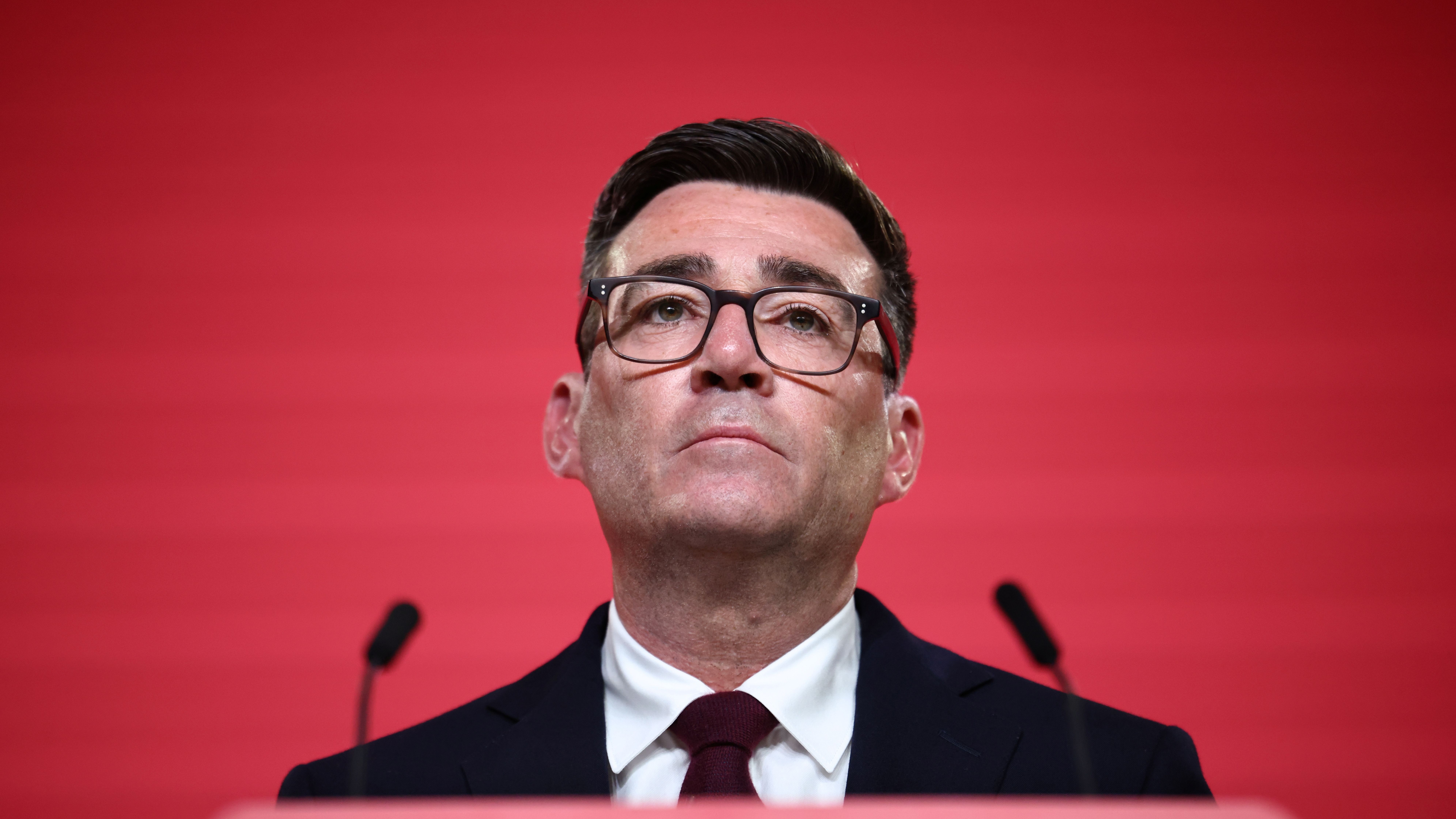 Andy Burnham speaks after being confirmed as the Labour Party's new leader and the country's next prime minister, during 'Labour's Special Conference' in central London, Friday July 17, 2026.