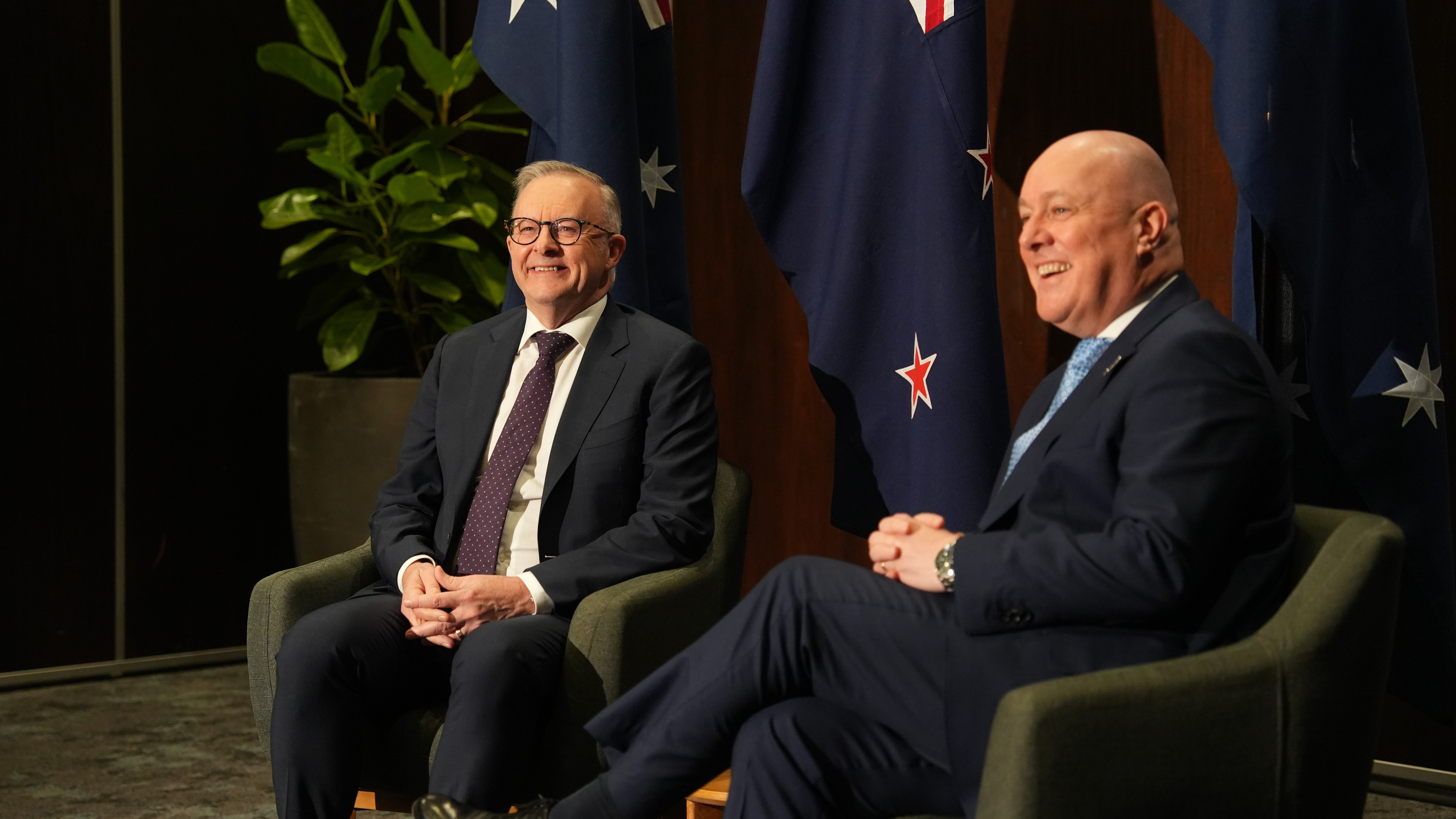 The two leaders spoke from Noosa this afternoon, with trade, economic growth and the Indo-Pacific on the agenda.