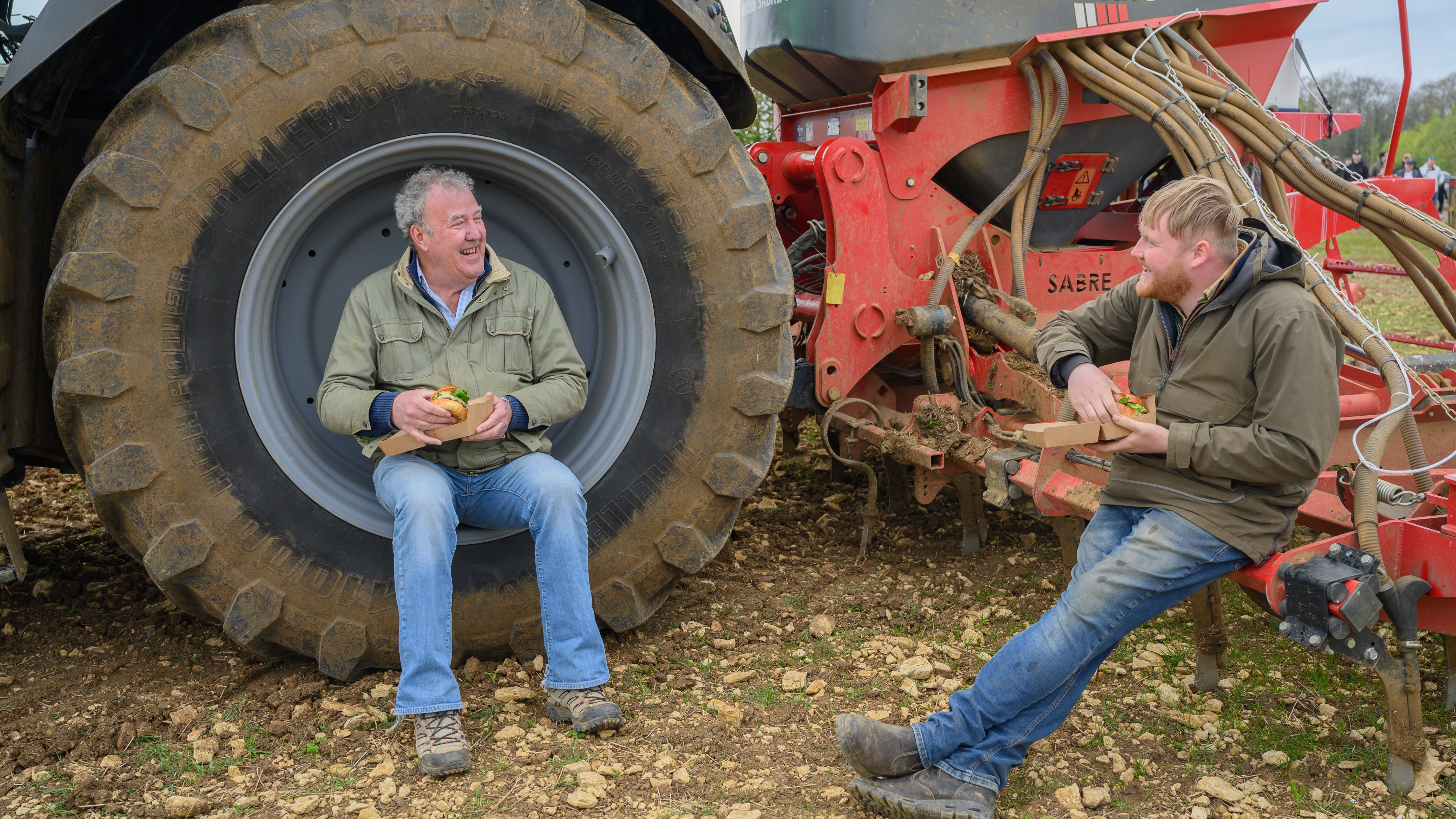 Jeremy and Kaleb, from Clarkson's Farm series 4. 
