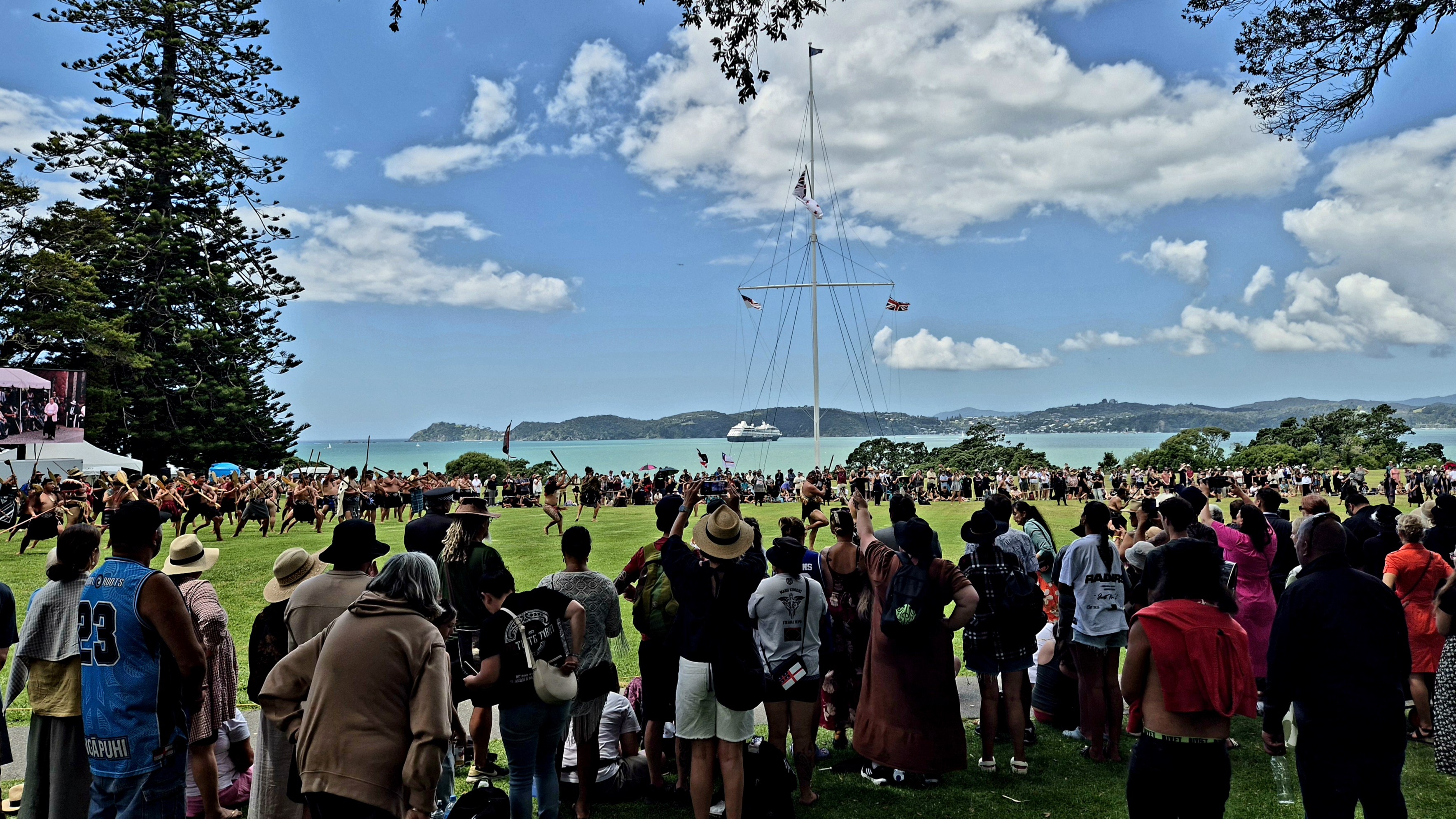 Wednesday arrivals at Waitangi