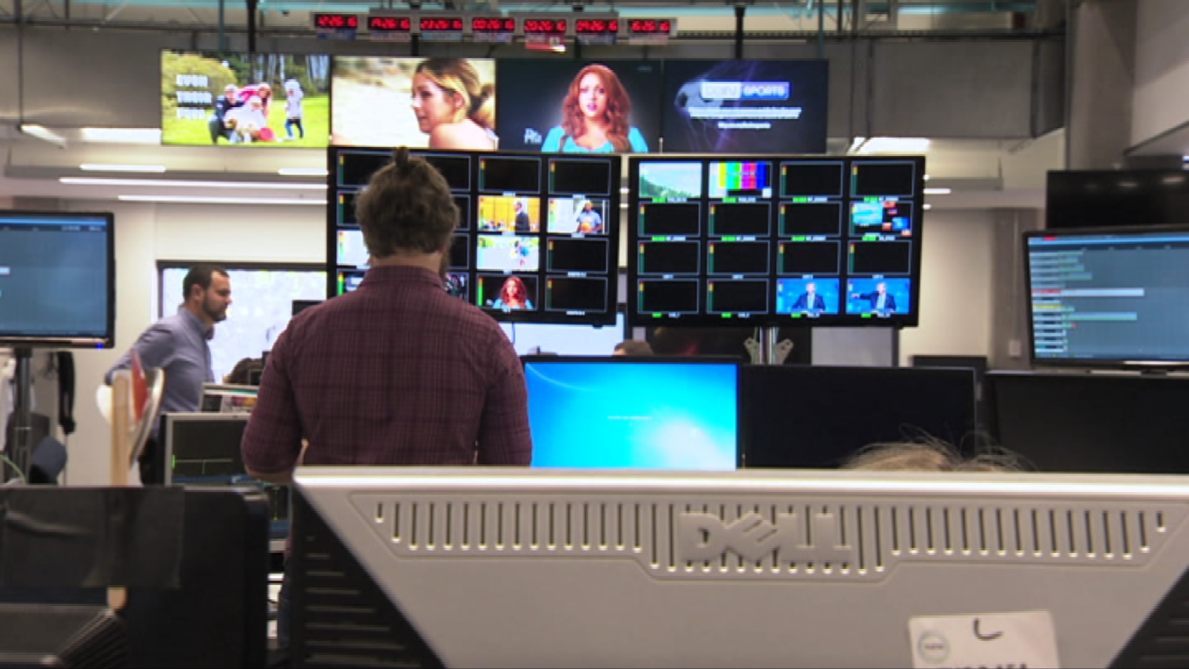 TVNZ newsroom, image taken in 2017 (file image).