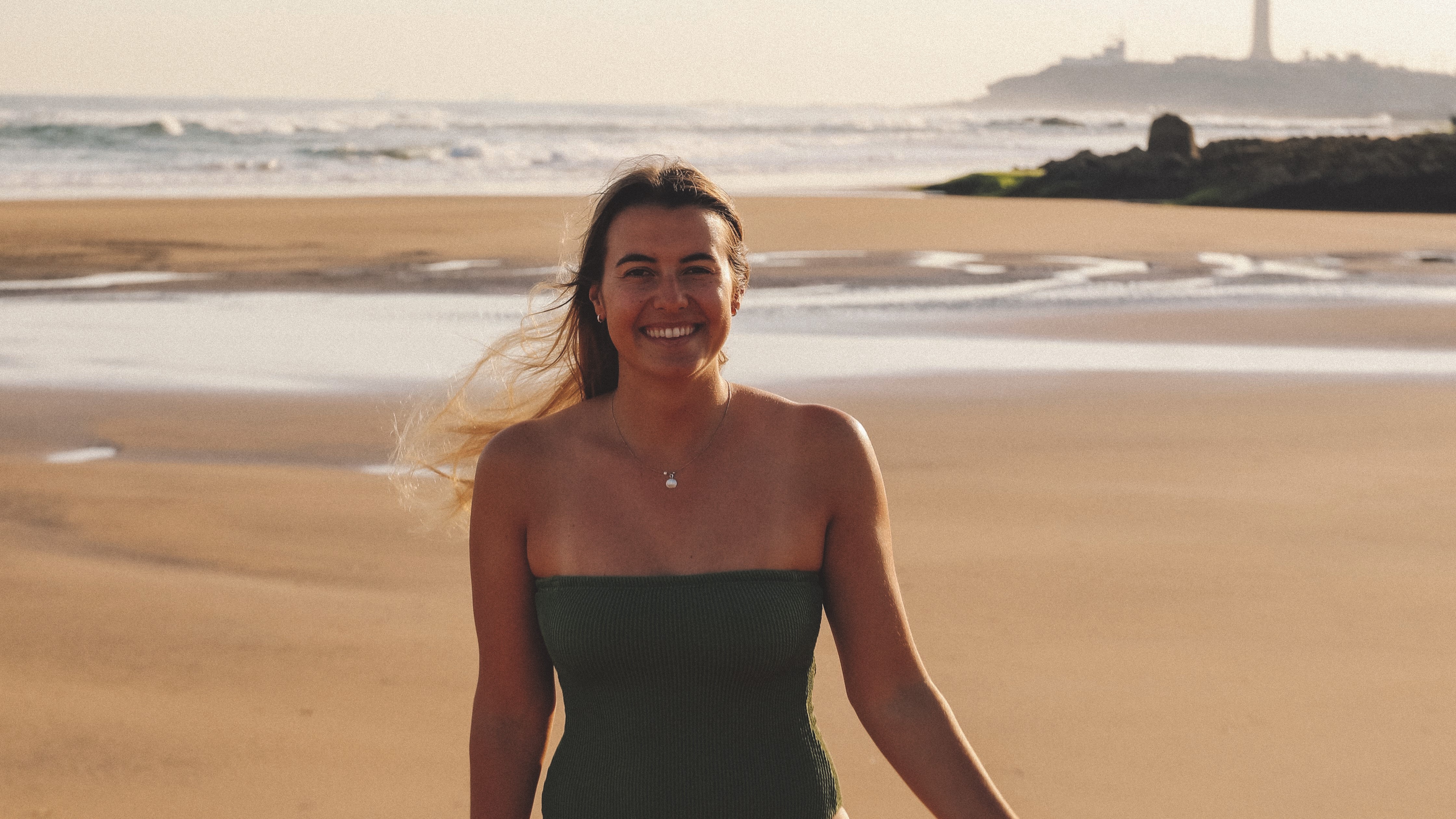 Swimmer surfer and all around ocean lover Kelsi Boocock.