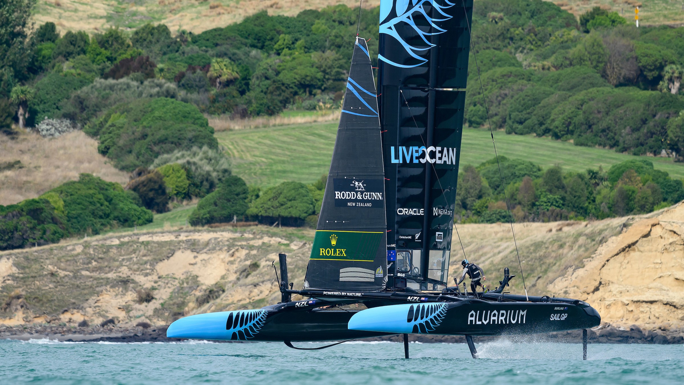 NZ leading SailGP event in Lyttelton after strong opening day