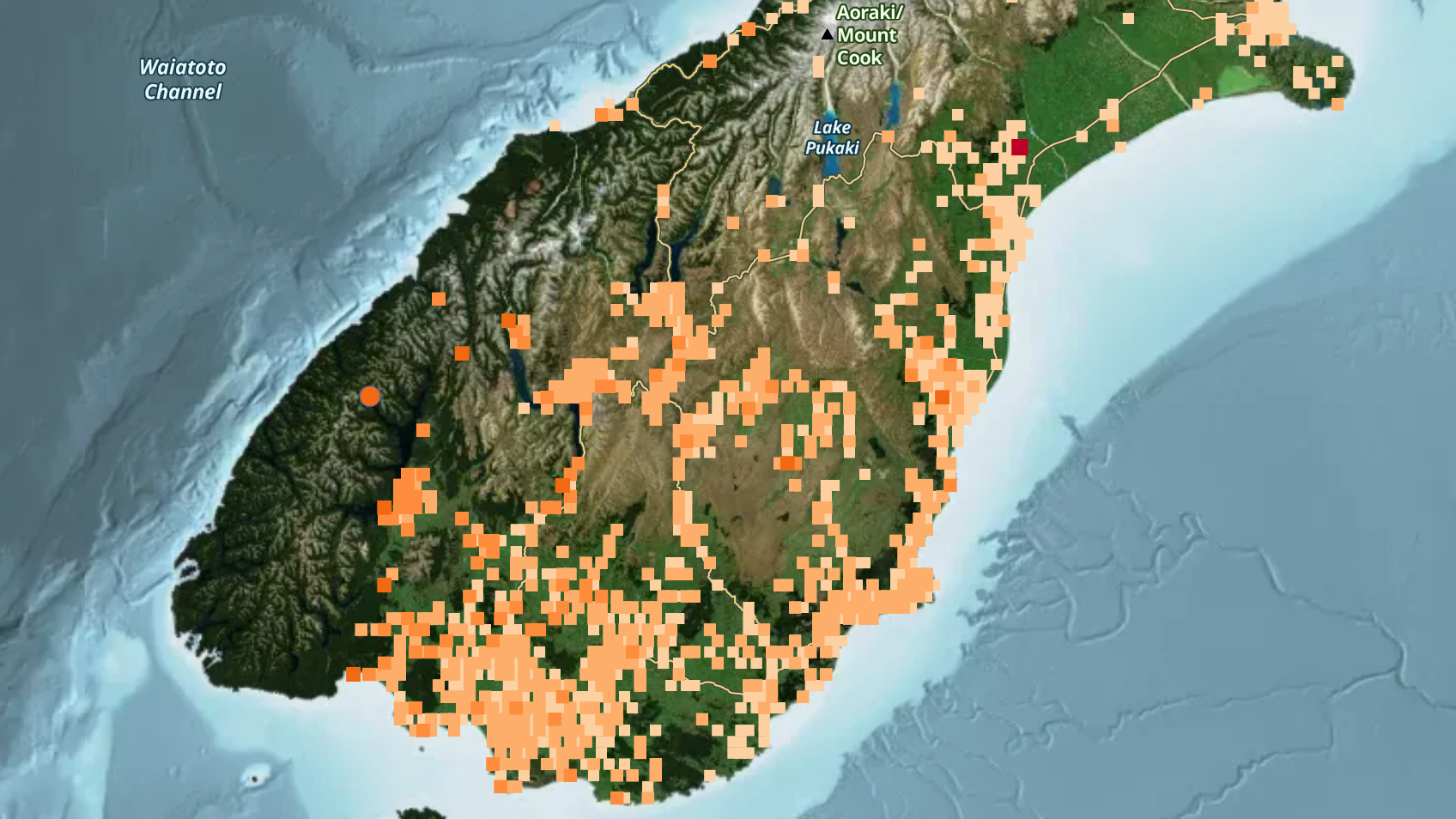 Geonet said the earthquake struck about 40km north of Te Anau at 9.14pm on Thursday at a depth of 53km. 