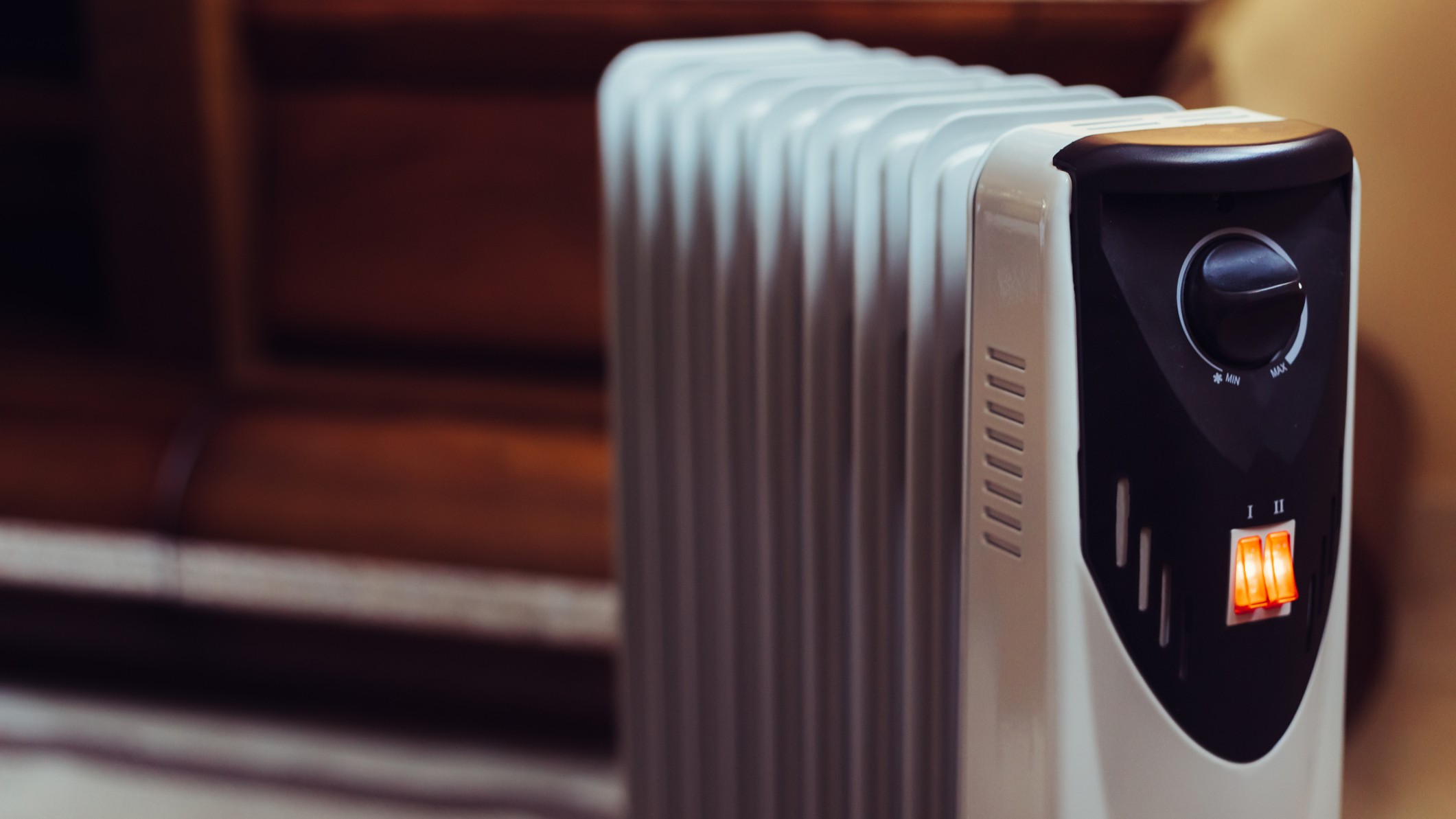 Close up of electric radiator in living room (File image). 
