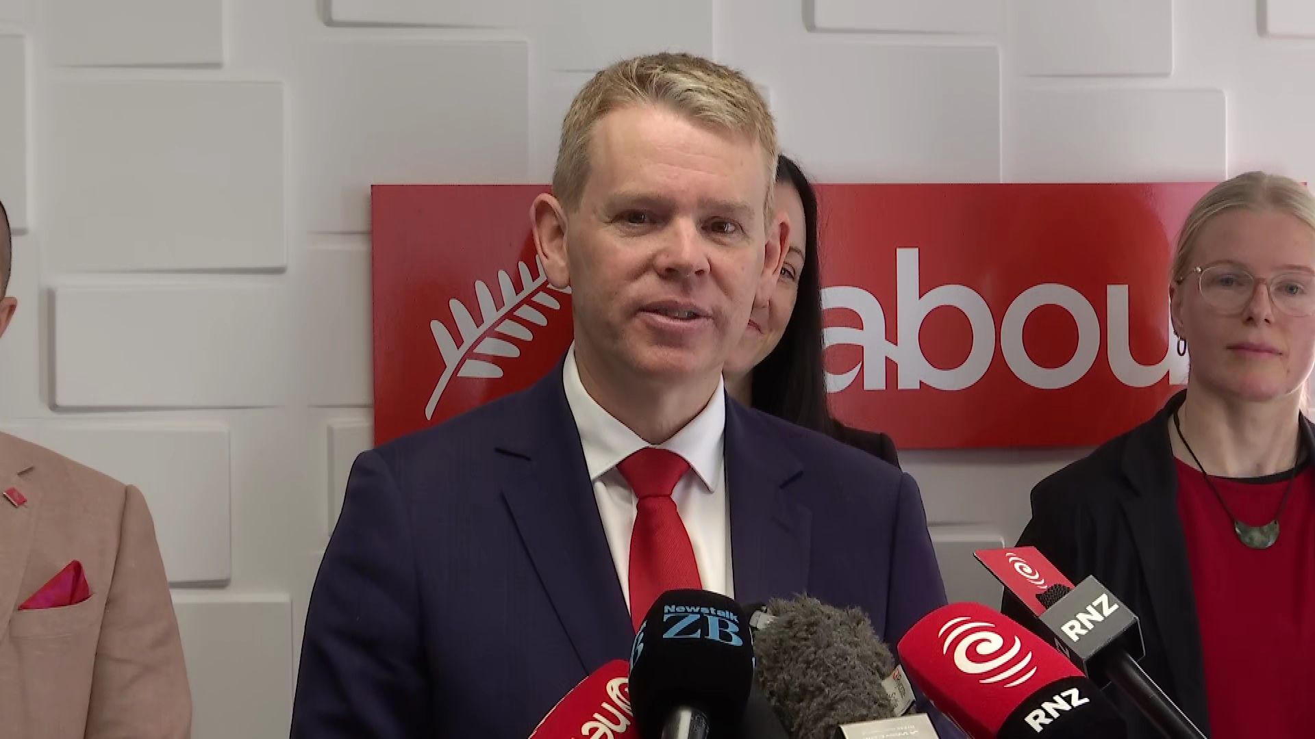 Chris Hipkins announces Labour's party list for the 2026 election. 