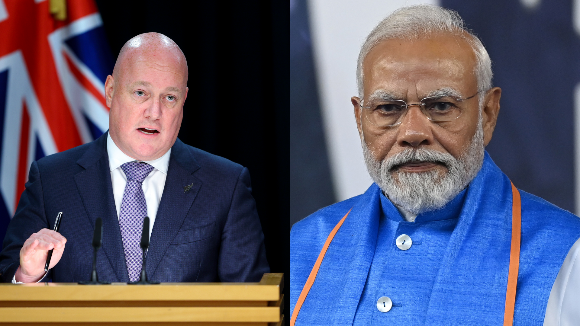 Prime Minister Christopher Luxon will meet with Narendra Modi when he visits India next week. 
