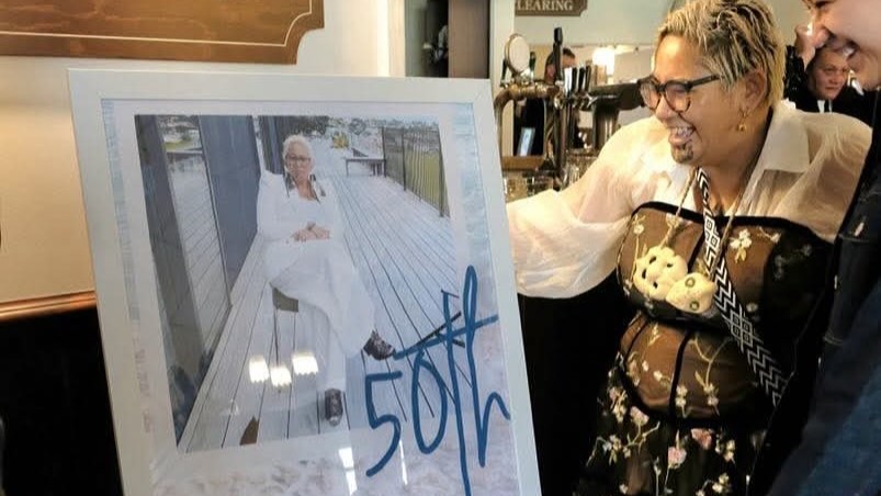 Kemp attends a birthday luncheon on June 20 celebrating her 50th birthday.