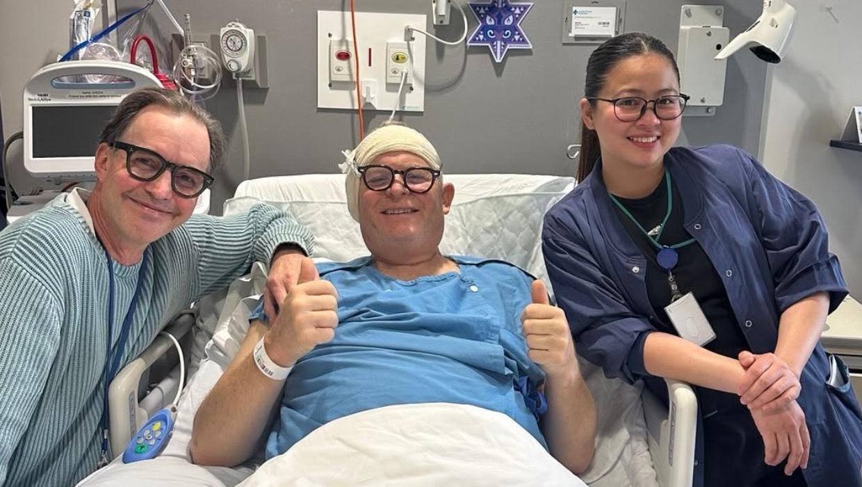 Al Brown recovering in hospital after "eye-opening" surgeries.