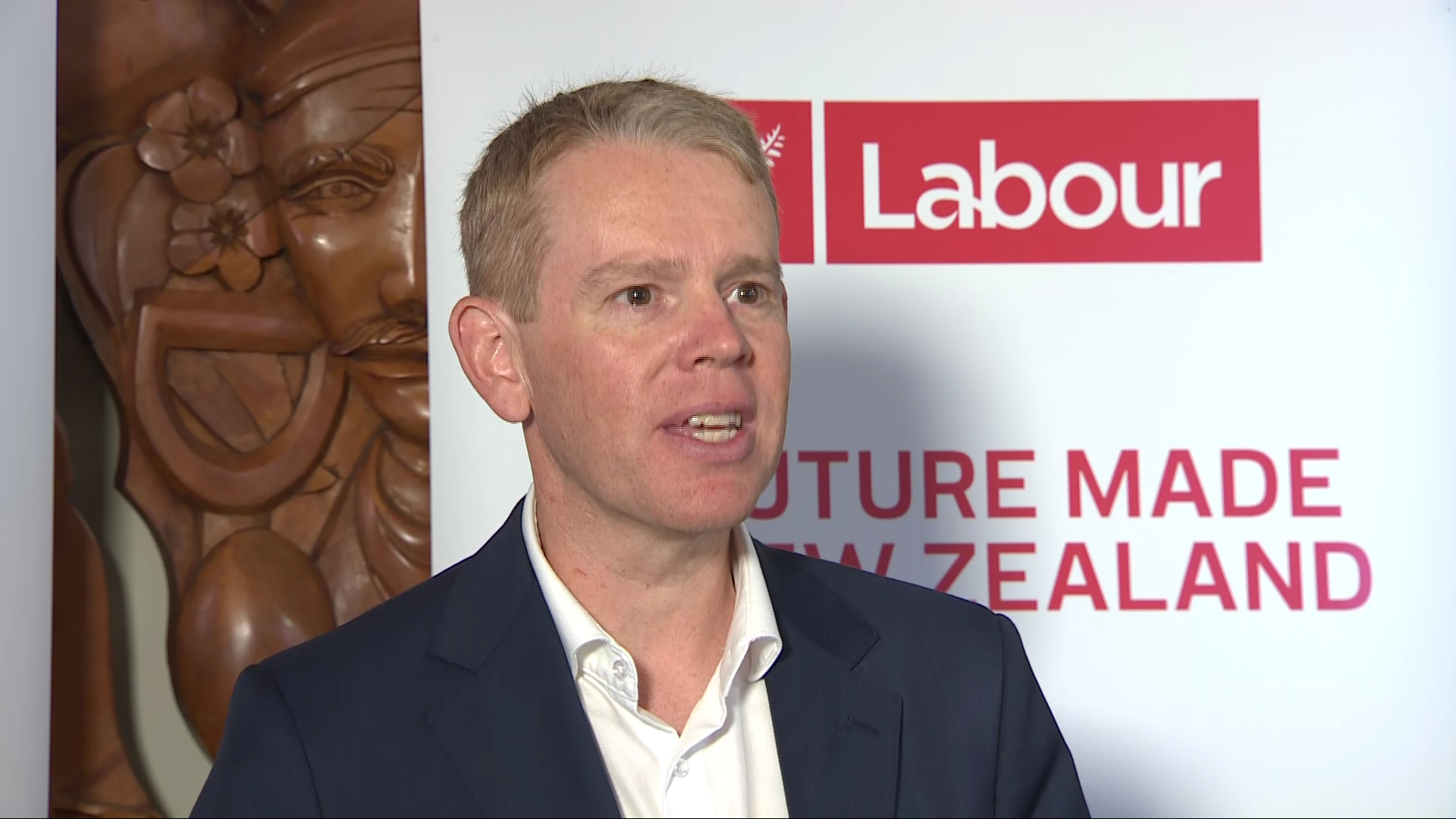 Labour leader Chris Hipkins responded to the election date announcement