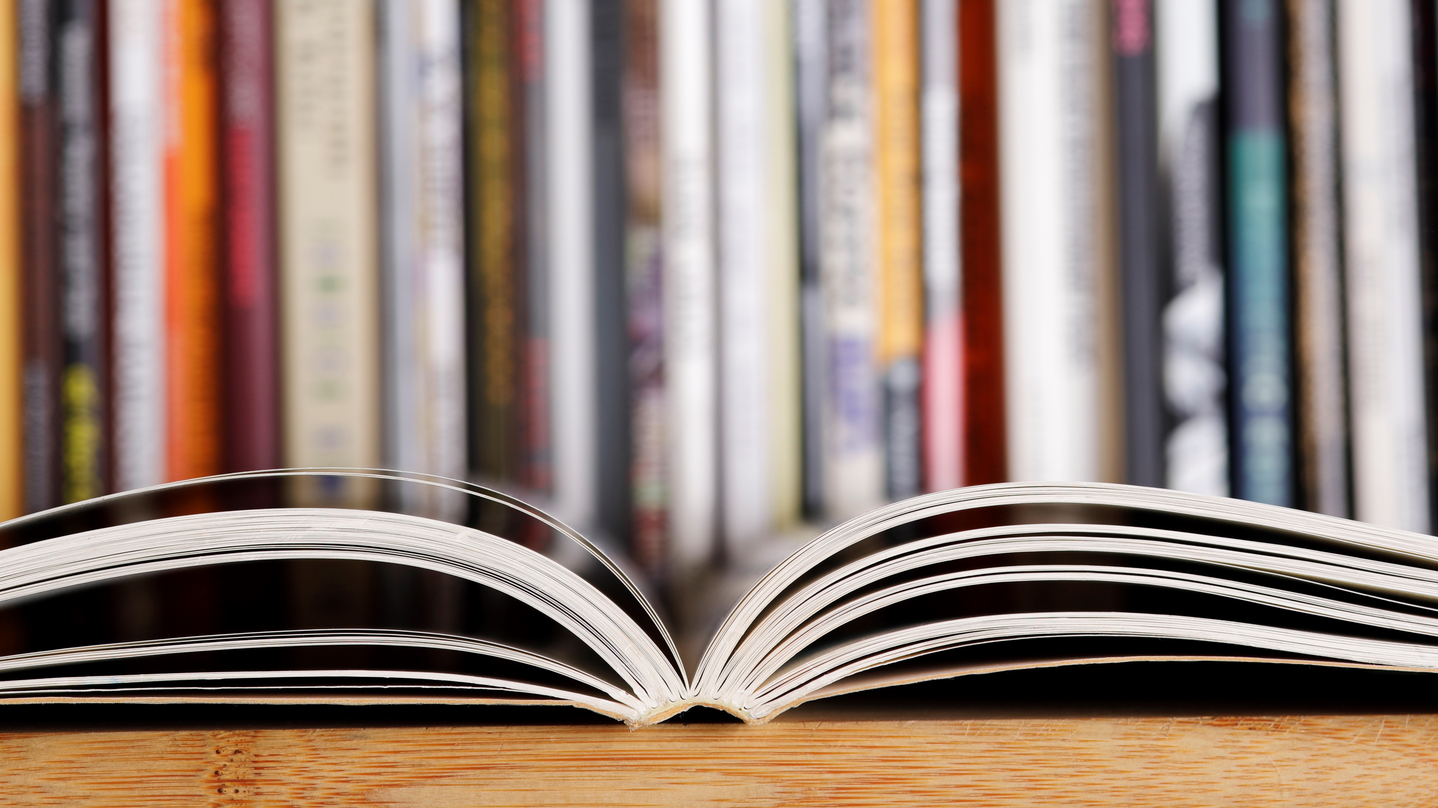 A book at the library (file image).