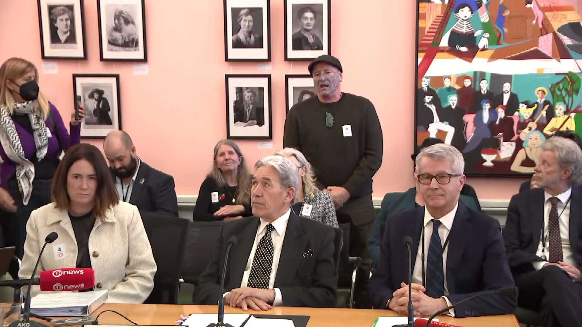 Shortly after Hāhona Ormsby stood to speak, the meeting was suspended by the chair.