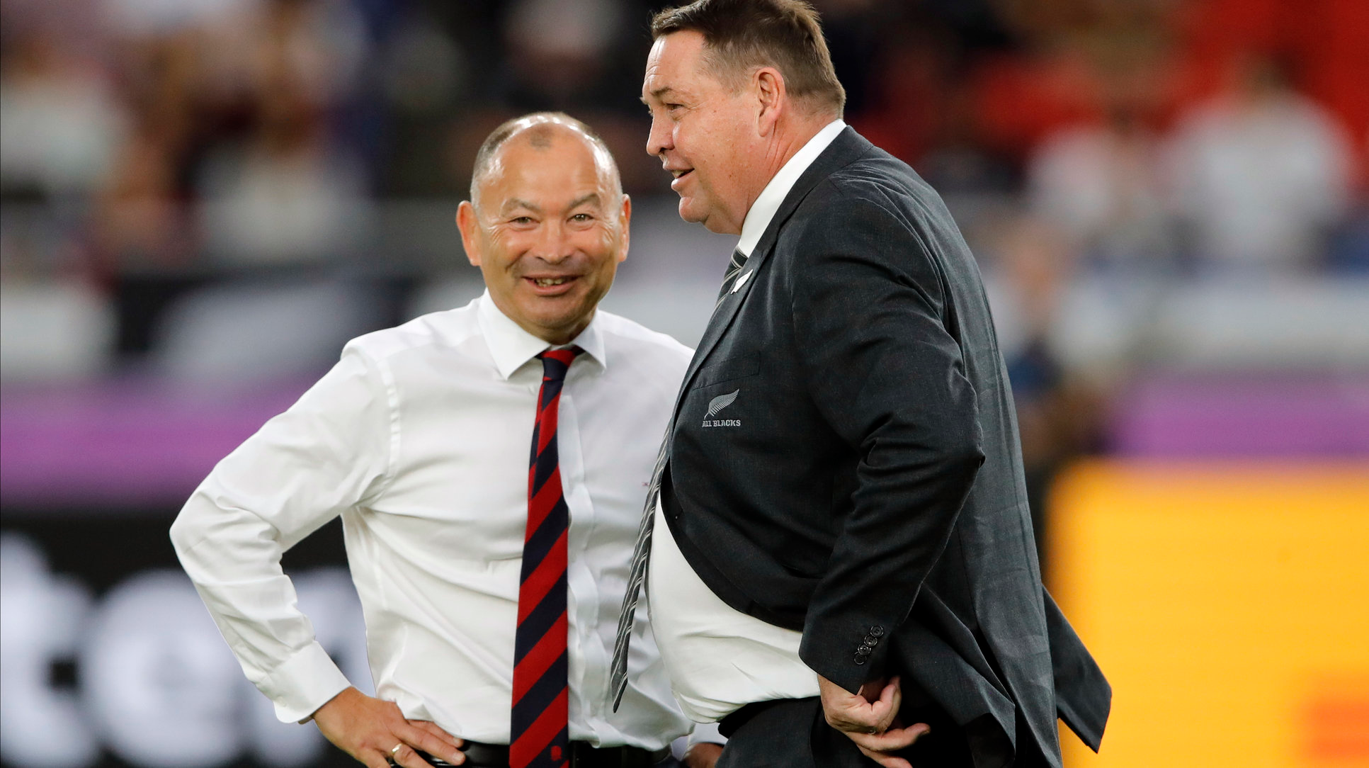 Eddie Jones Pays Tribute To Steve Hansen His Friend And Rival Over 22 Years