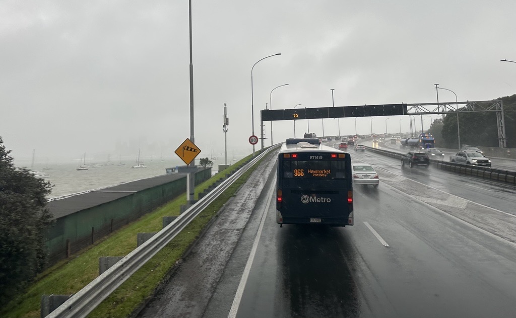 Strong forecasted winds for Auckland 
