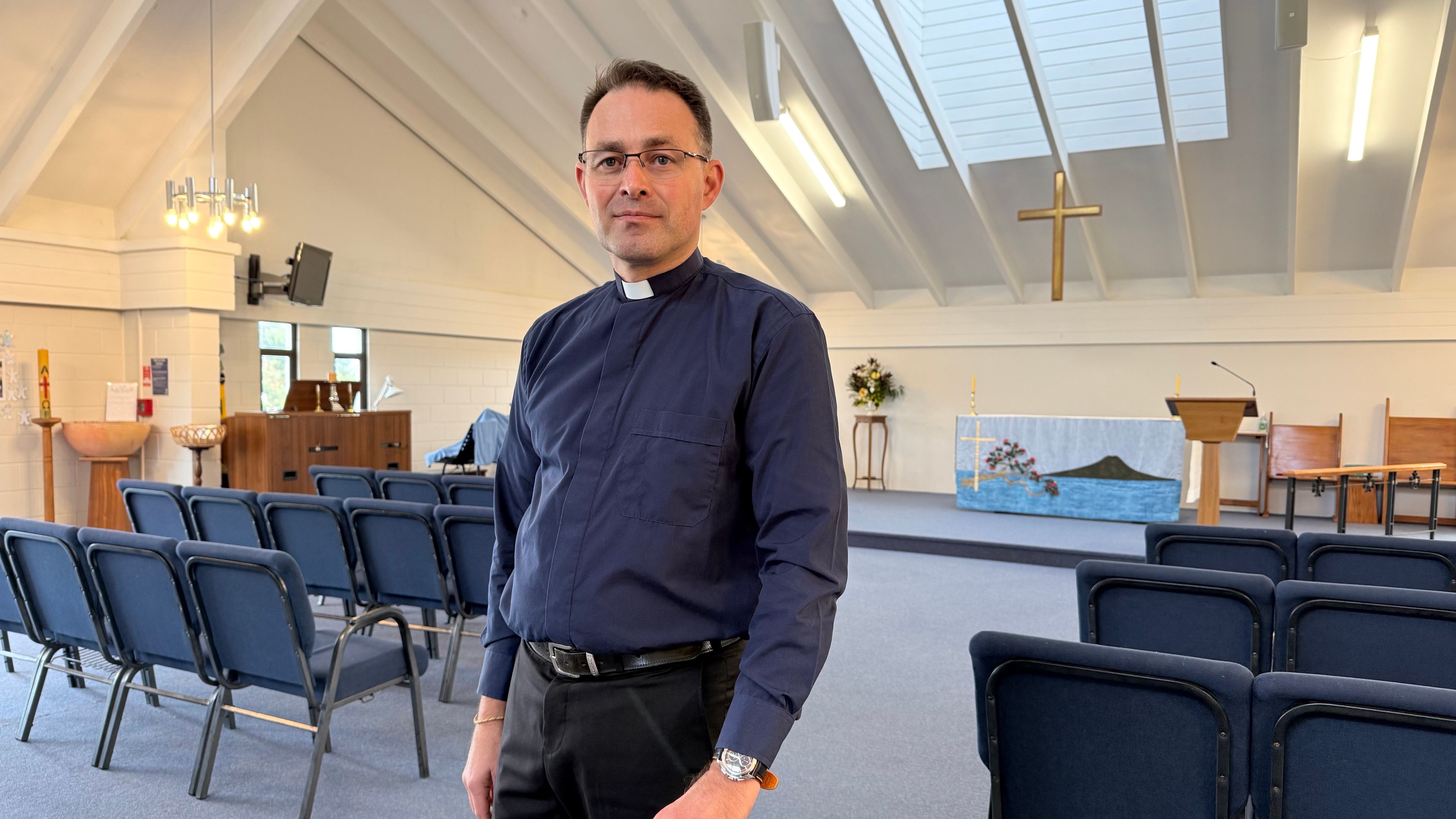  St Mary by the Sea’s Reverend Dion Blundell says they hope to relocate to Browns Bay, and help feed hundreds a day.