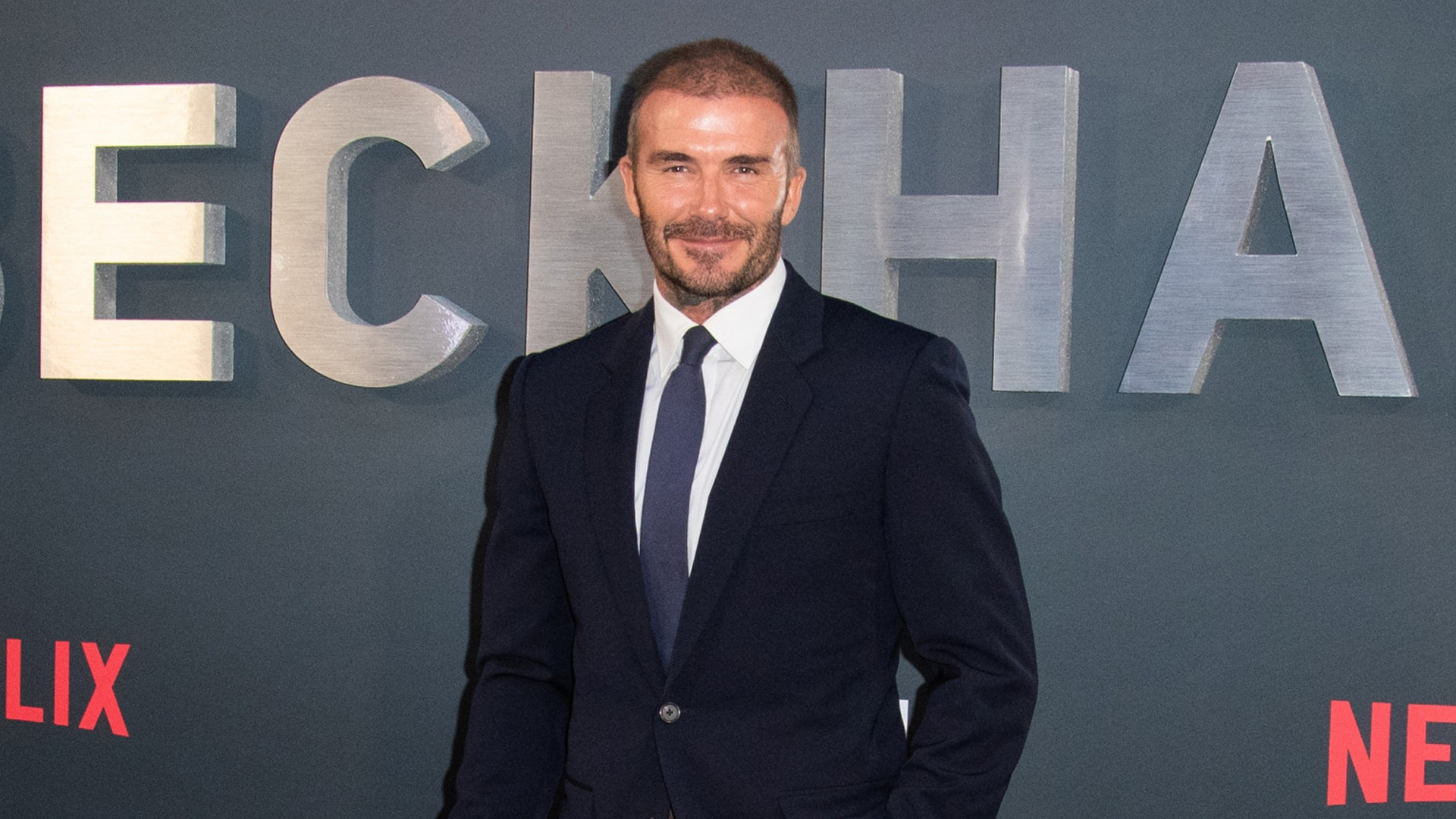 Is it just me who noticed David Beckham's suit looks VERY well