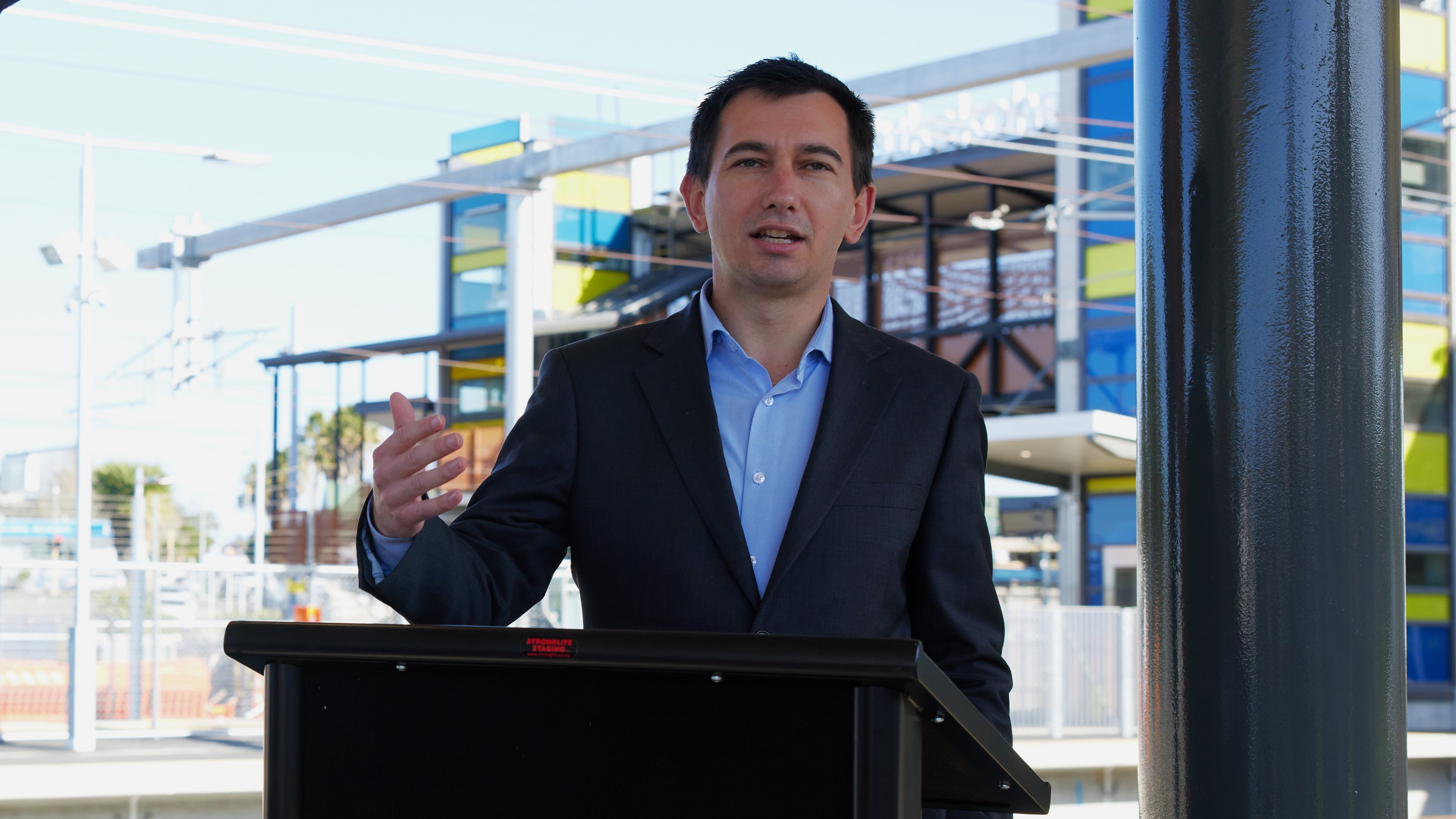 Simeon Brown in Pukekohe in August 2024 (file image).
