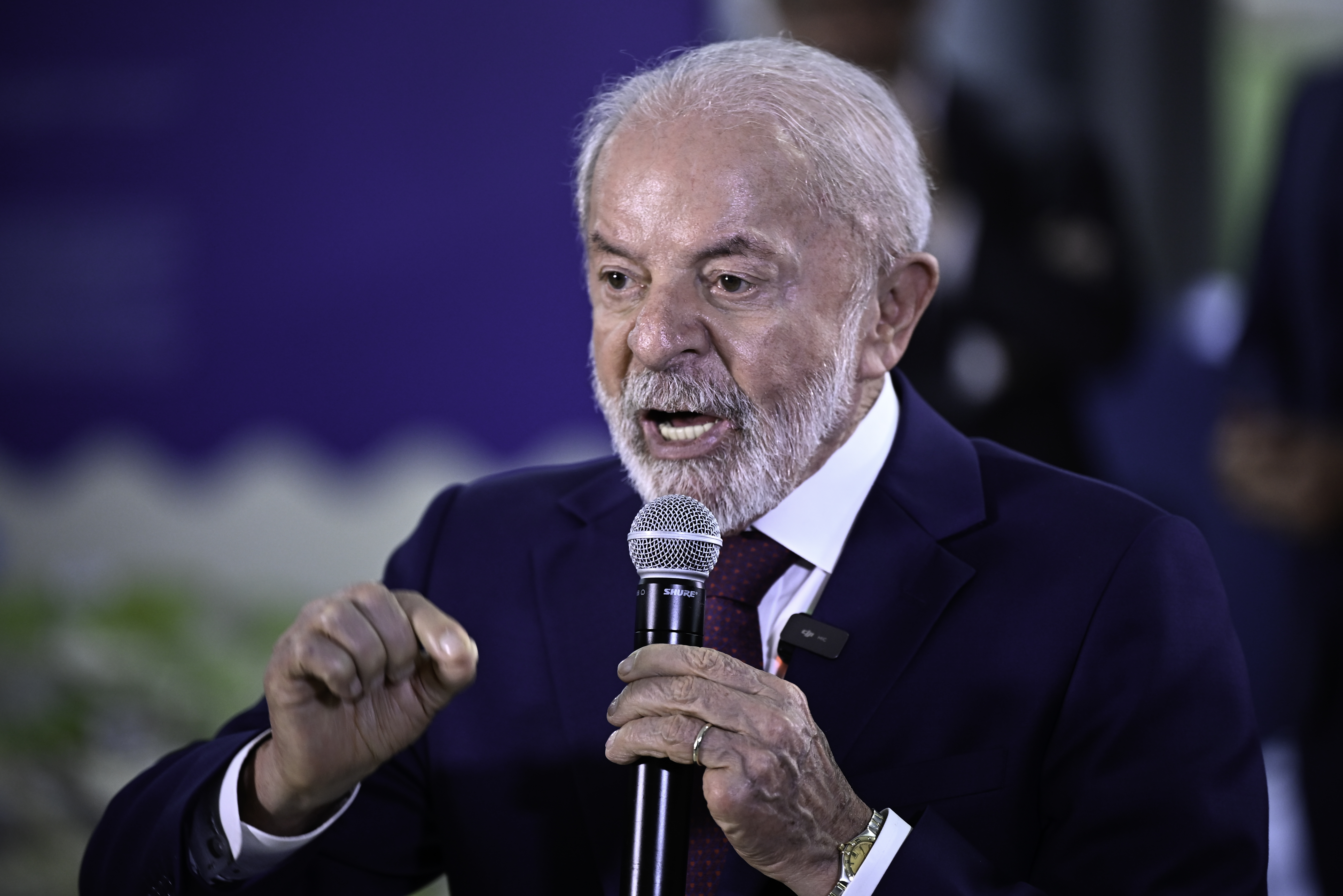 President of Brazil, Lula de Silva.