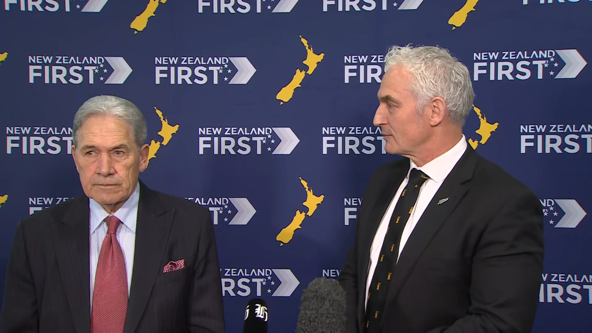 Winston Peters and Stuart Nash (File image). 