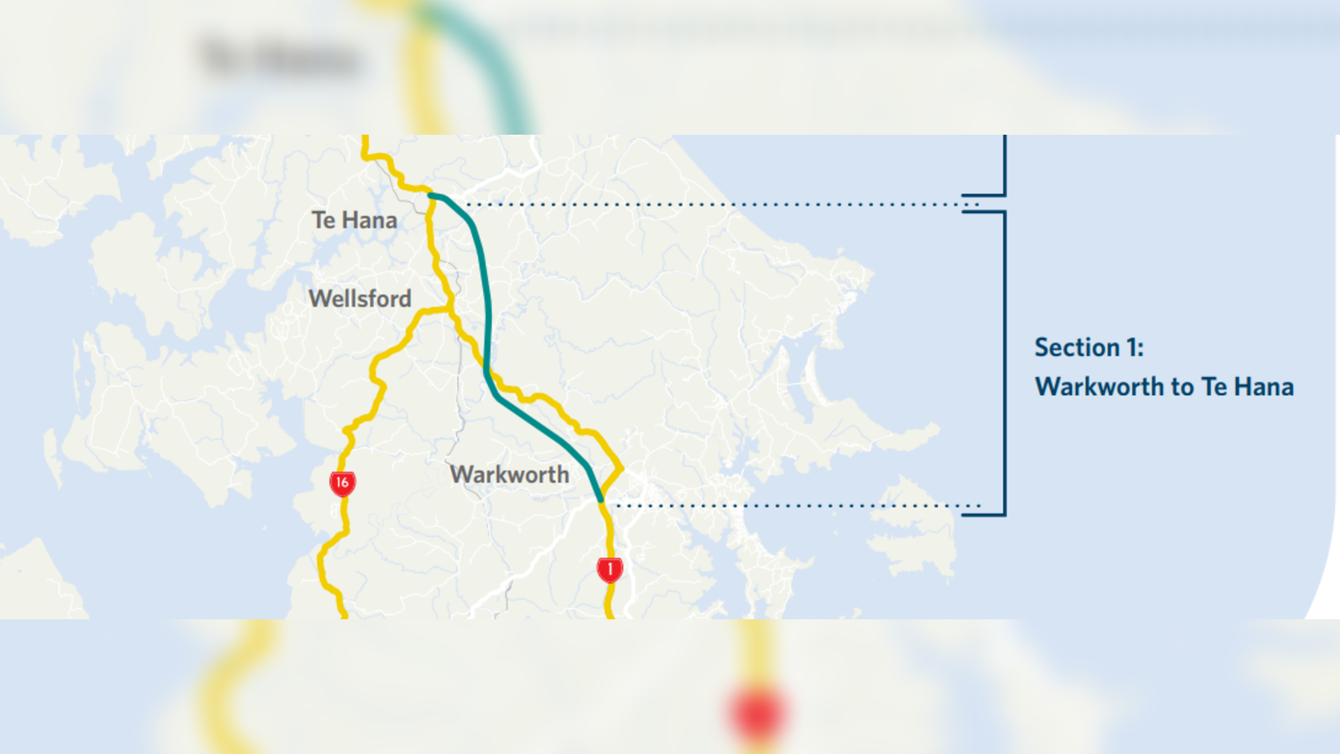 The first stage of the Northland Expressway.