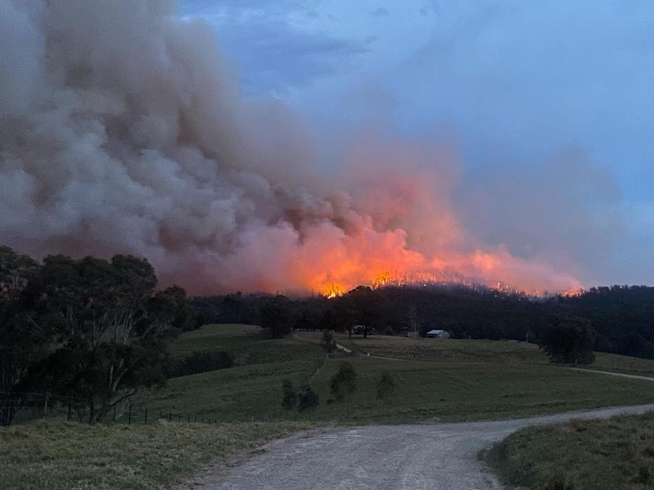 Emergency situation unfolding in Victoria as bushfires rage