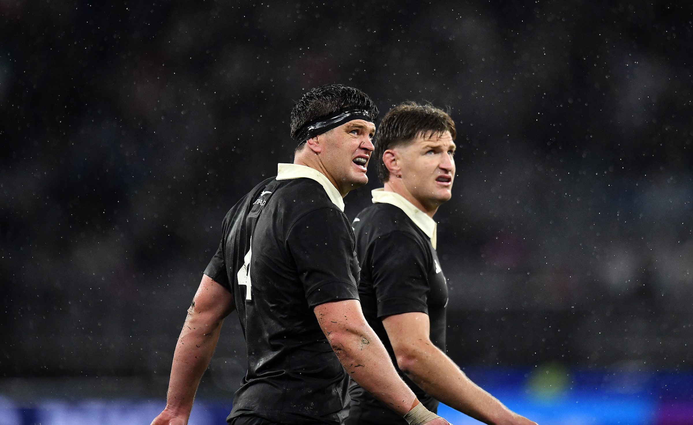 All Blacks captain Scott Barrett, left, and vice-captain Jordie Barrett.