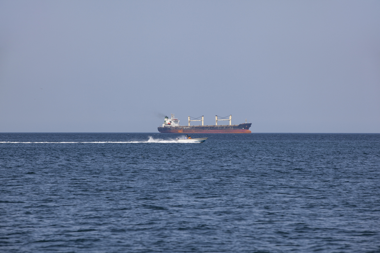 Tolls have been imposed on some ships in the strait. 