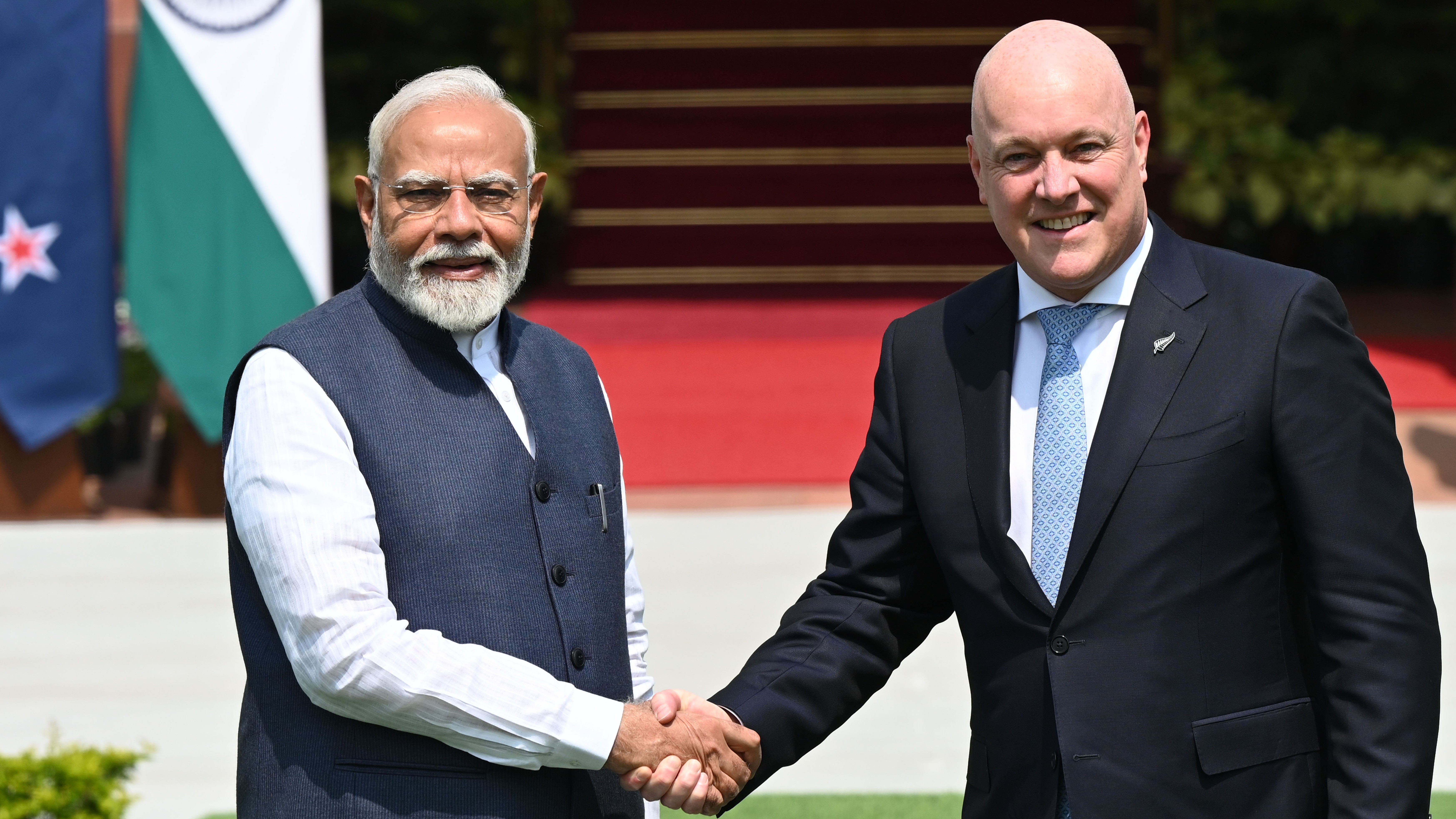 India Prime Minister Narendra Modi and New Zealand Prime Minister Christopher Luxon pictured last year.