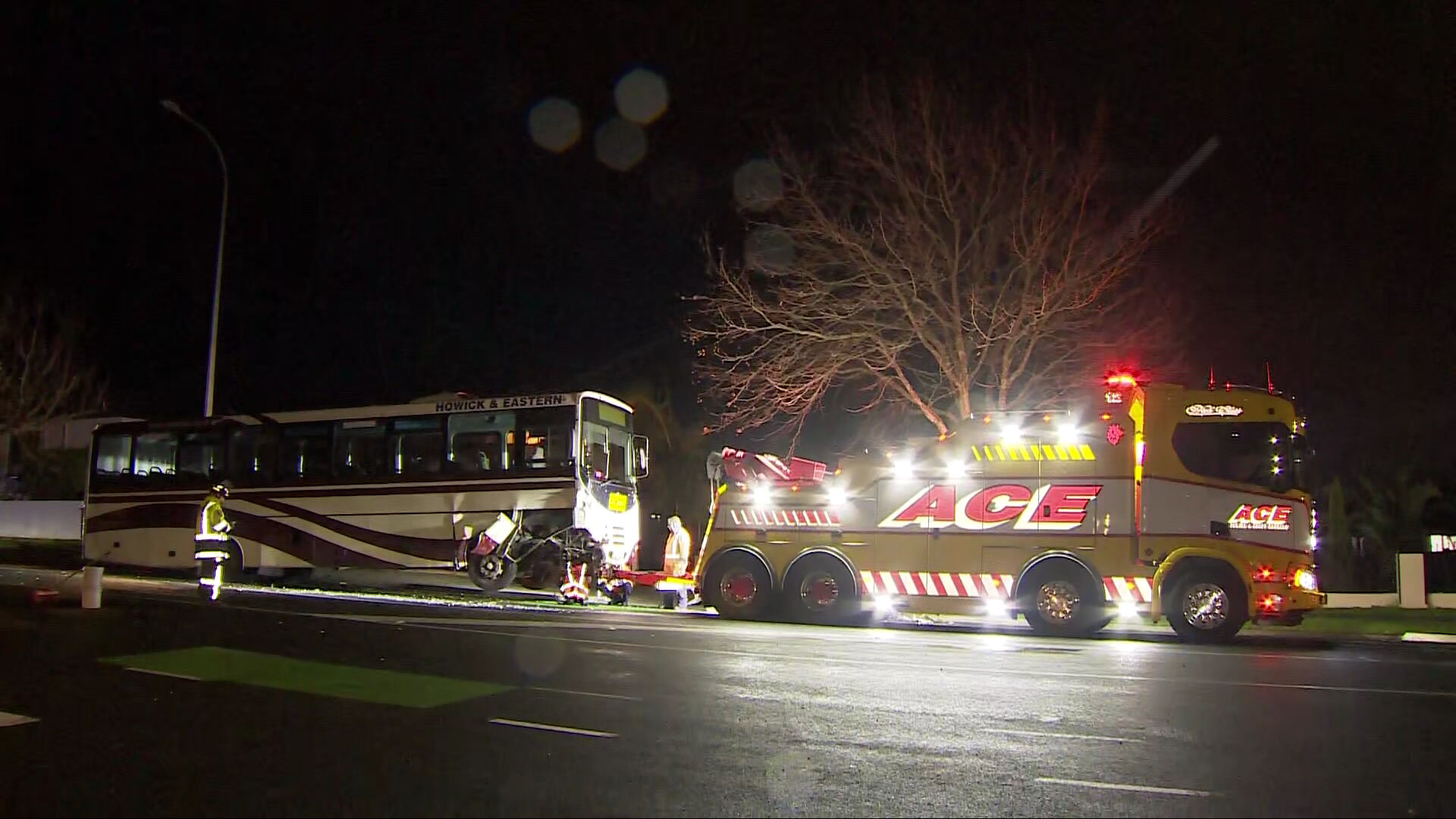 Police said it was called to the scene at about 5pm on the intersection of Stancombe Road and Carlos Drive.