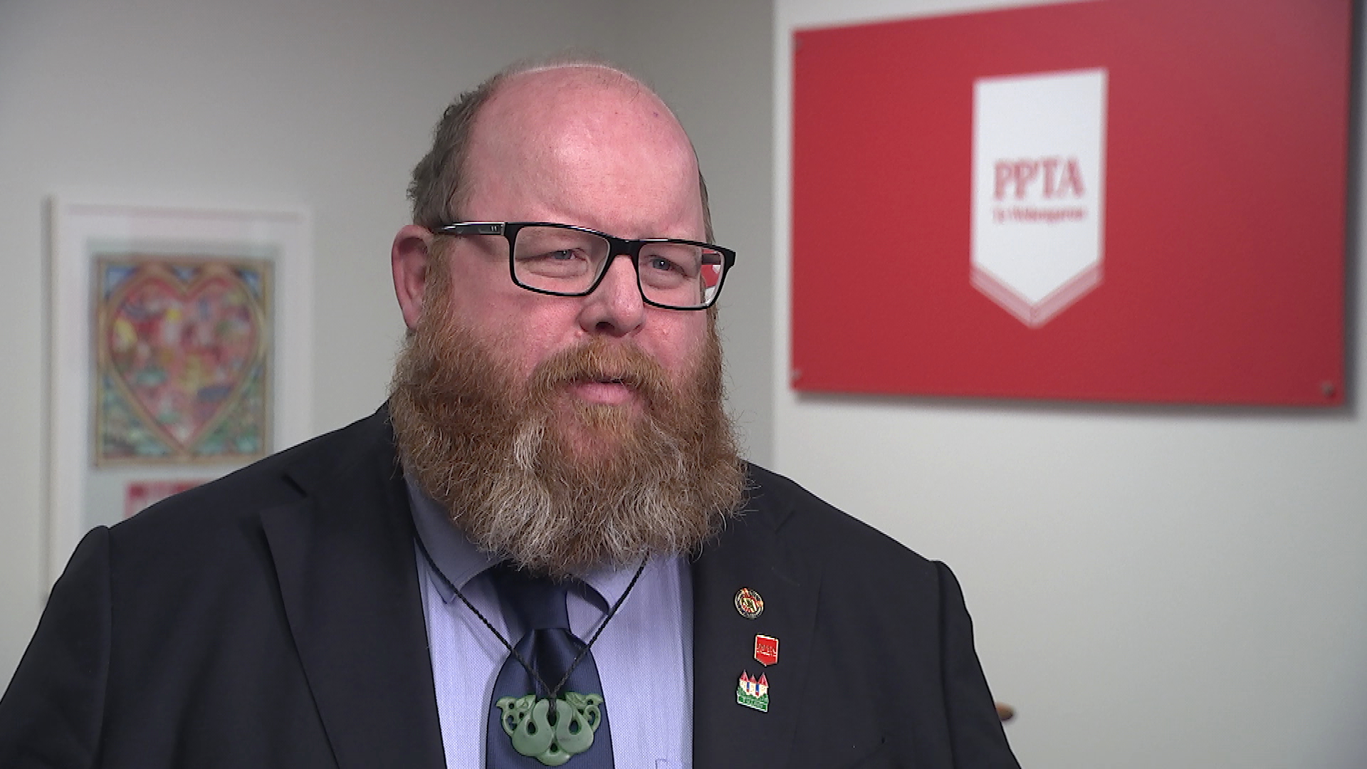 PPTA president Chris Abercrombie.