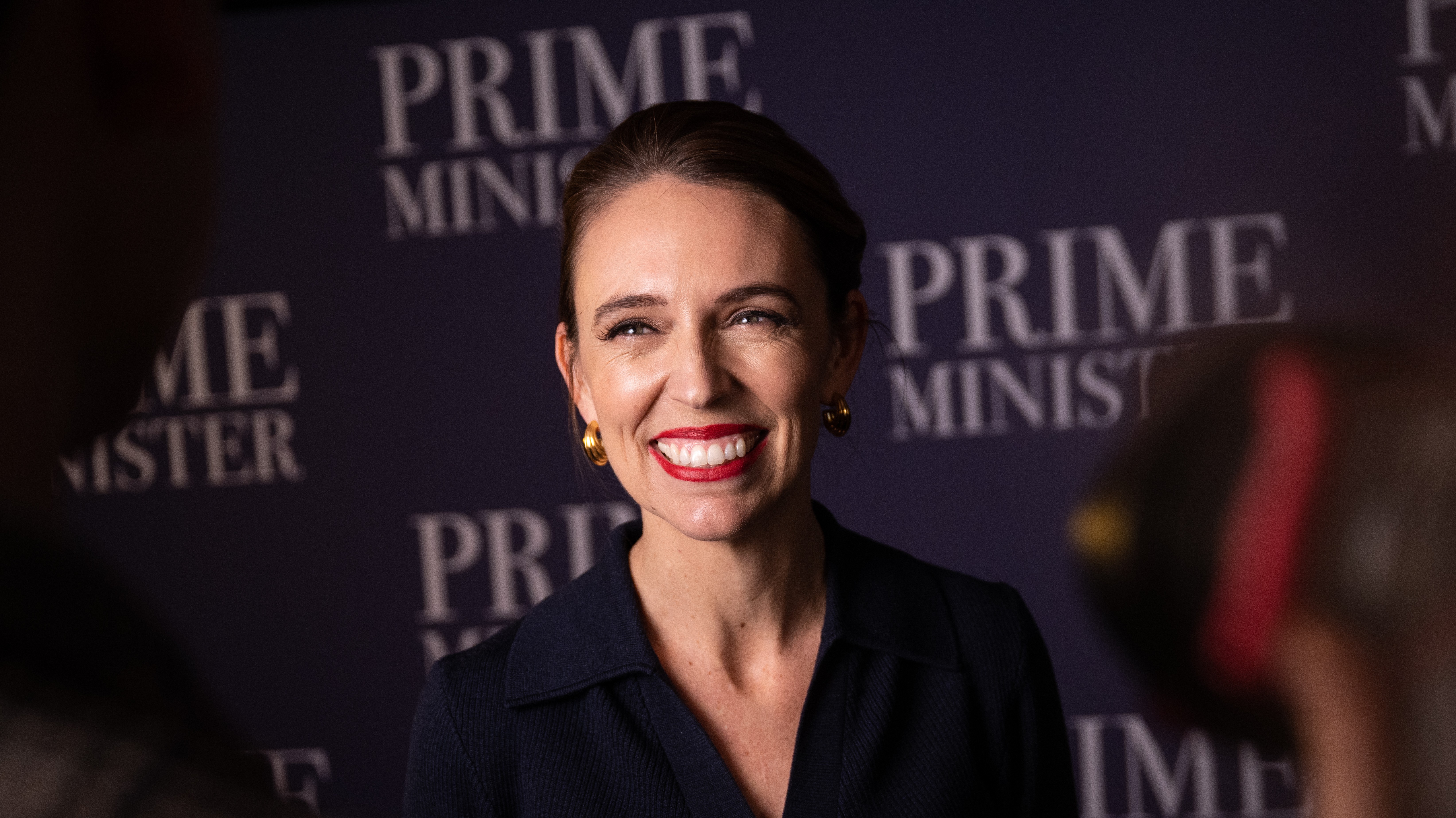 Former Prime Minister Jacinda Ardern at the London premiere of the documentary Prime Minister.